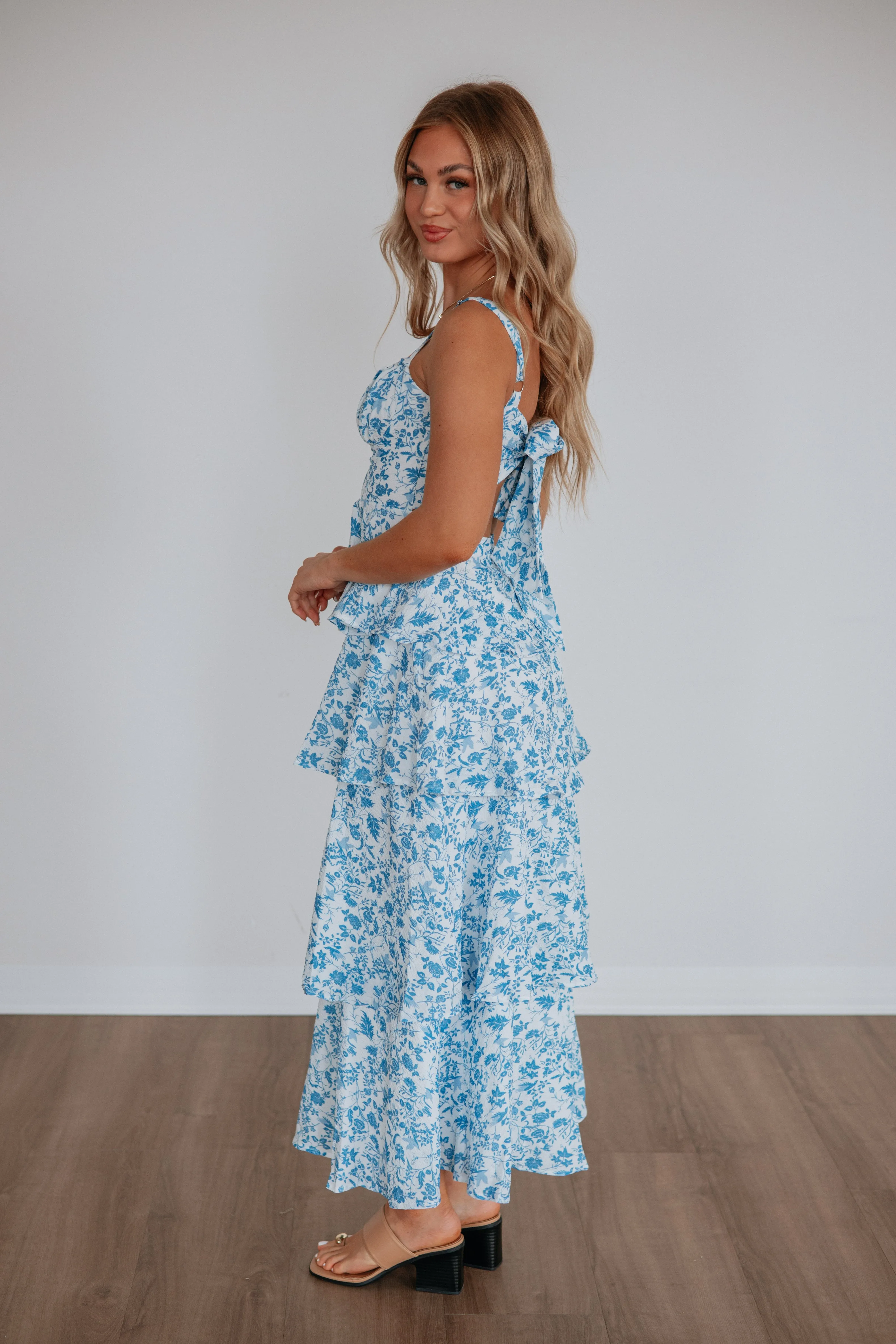 Marilyn Floral Dress sold by Wild Oak Boutique product image thumbnail 3