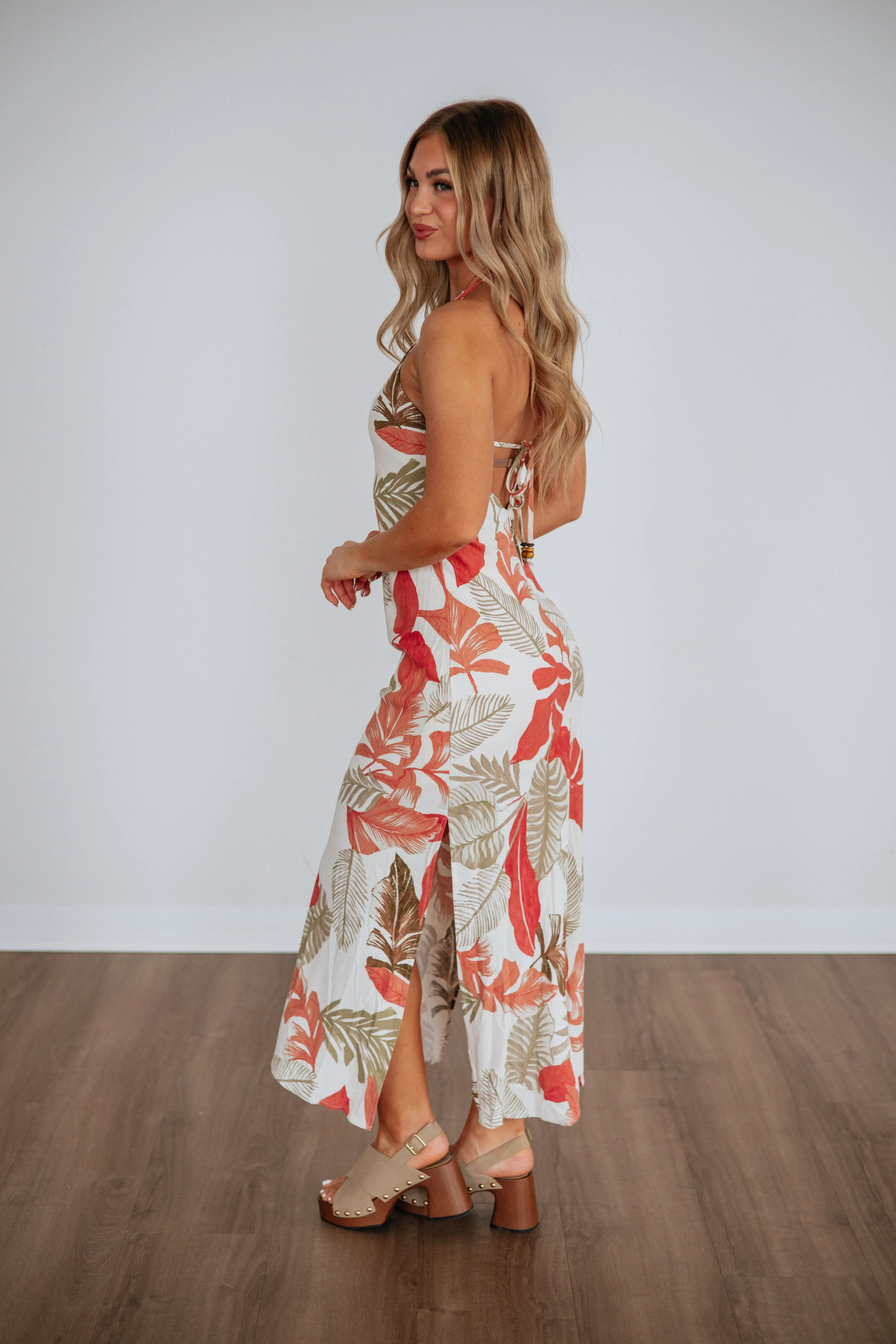 Tropical Getaway Maxi Dress sold by Wild Oak Boutique product image thumbnail 5