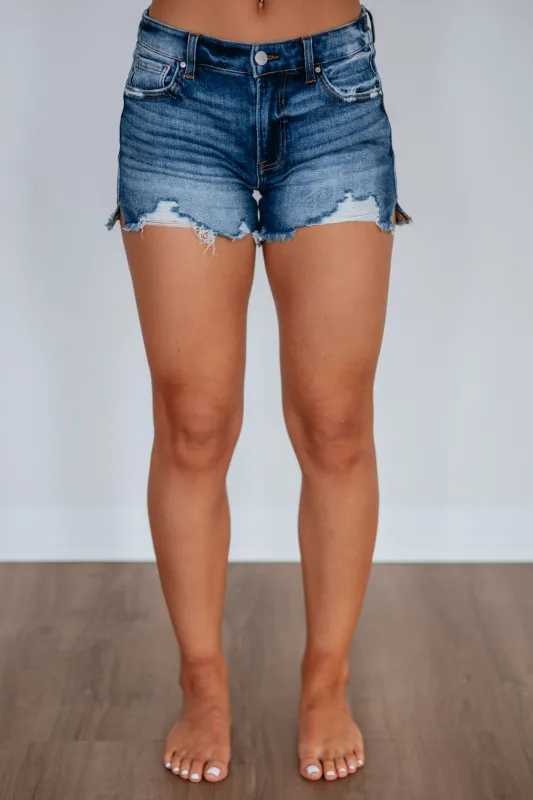 Rayle Risen Shorts - Dark Wash made by Risen