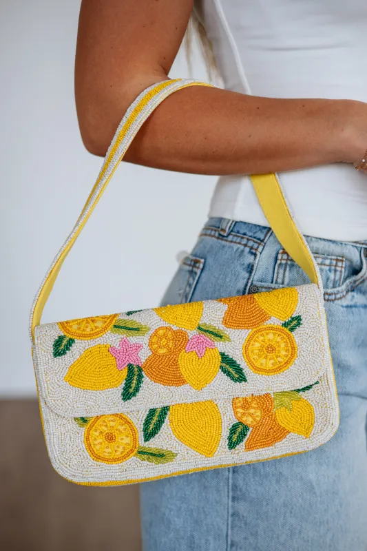 Sweet Citrus Shoulder Bag made by Wild Oak Boutique