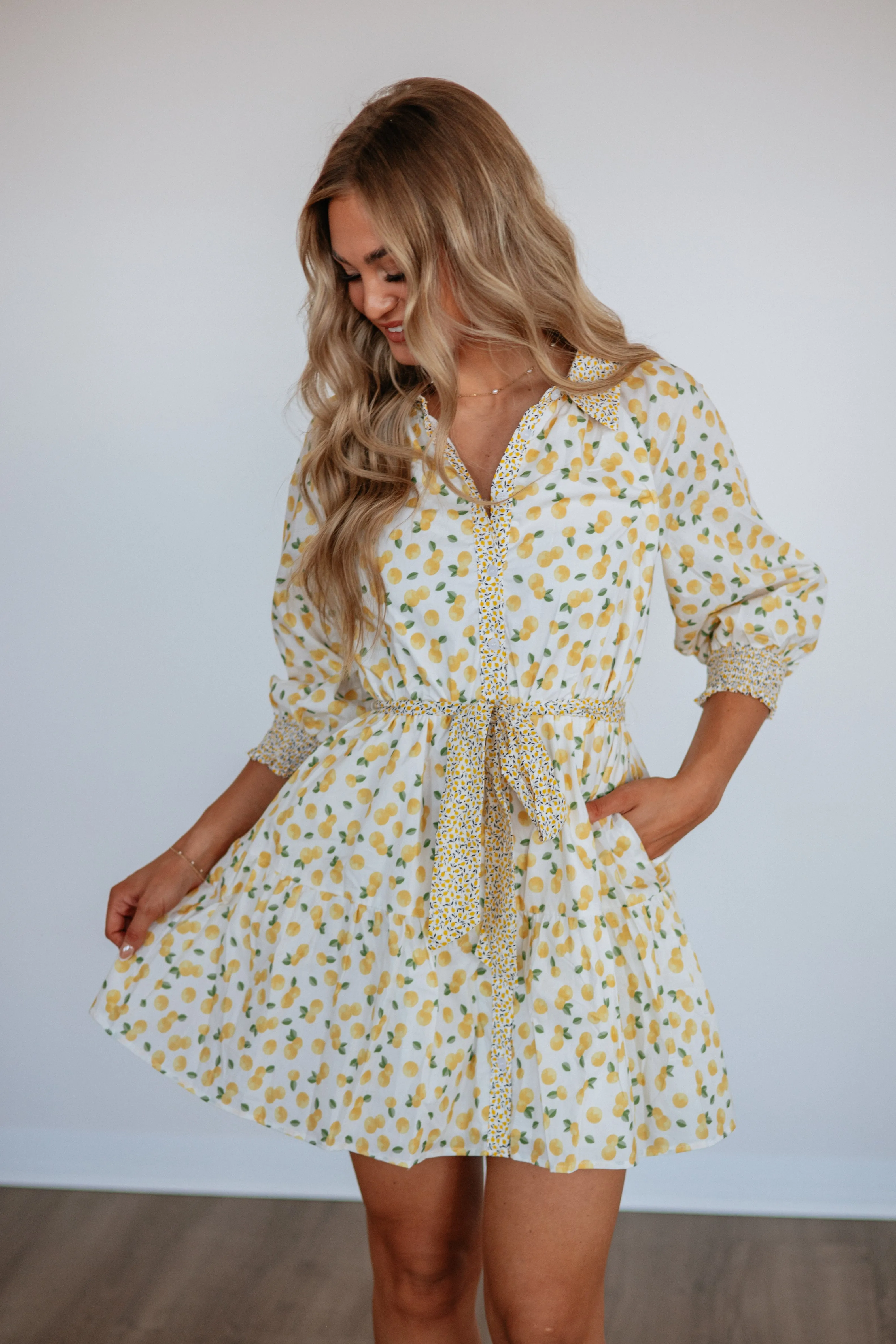 Sunny Squeeze Dress sold by Wild Oak Boutique