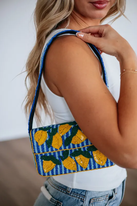 Lemon Twist Shoulder Bag made by Wild Oak Boutique