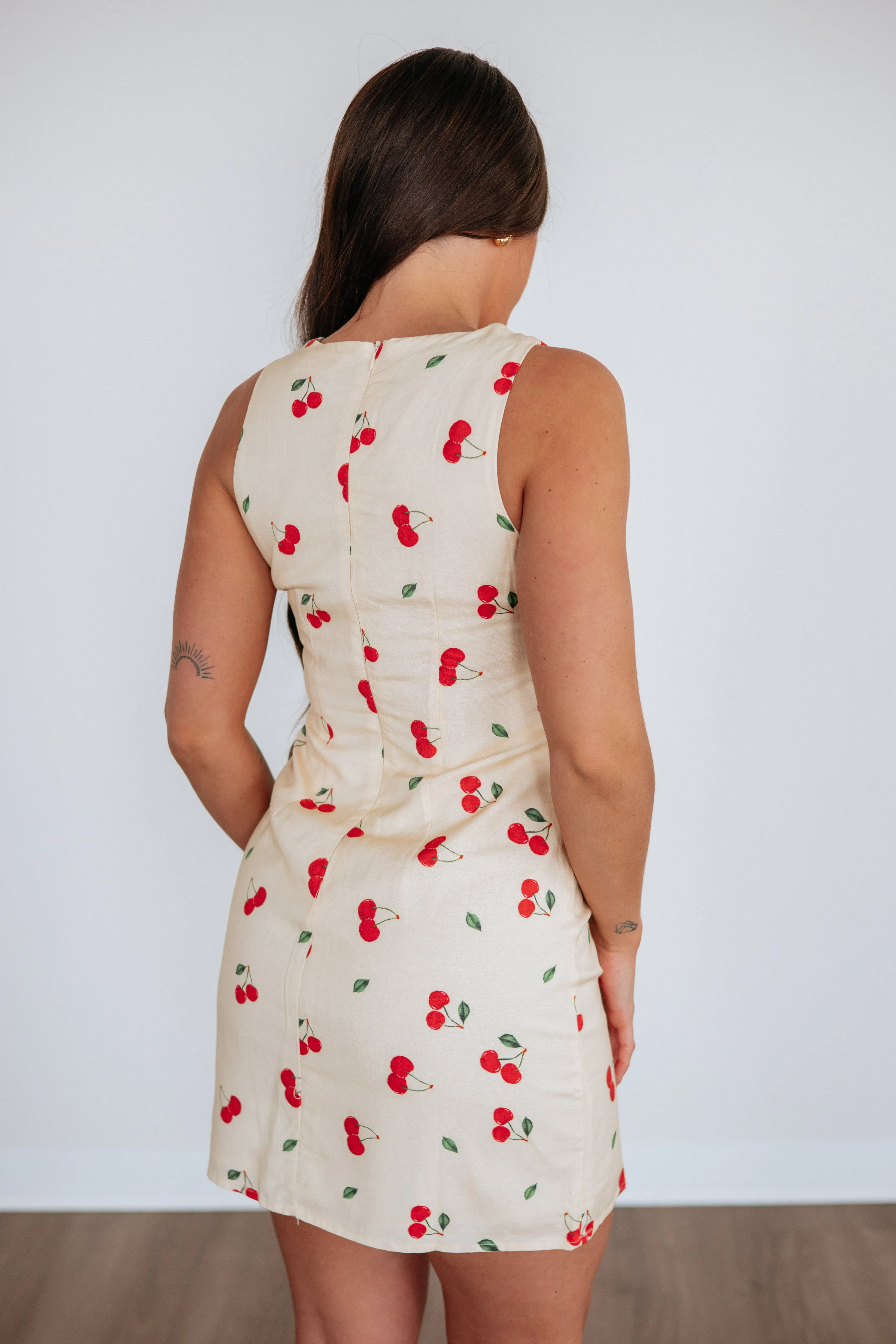 Cherry Delight Dress sold by Wild Oak Boutique product image thumbnail 4
