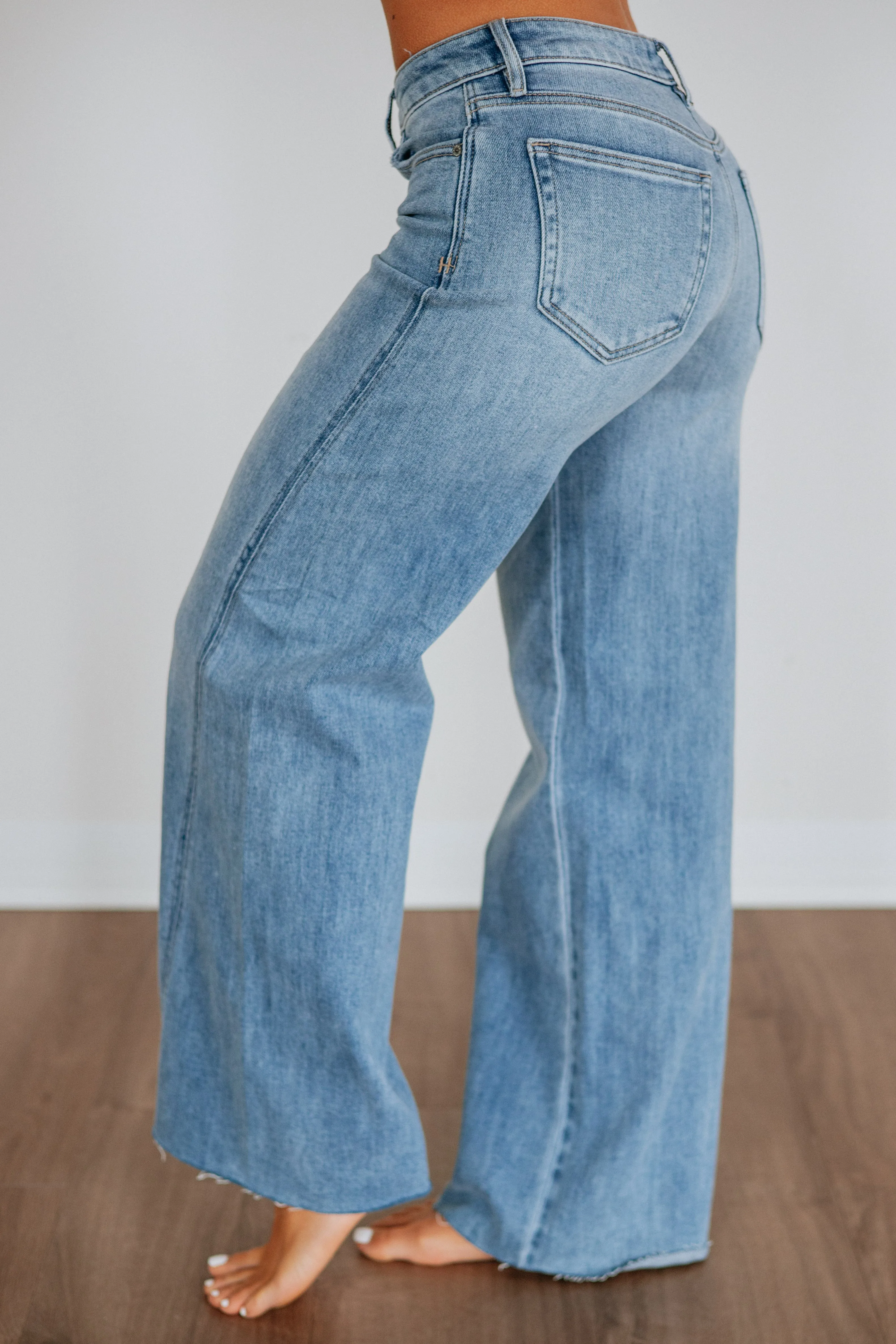 Nori Hidden Jeans - Cosmic sold by Wild Oak Boutique product image thumbnail 2