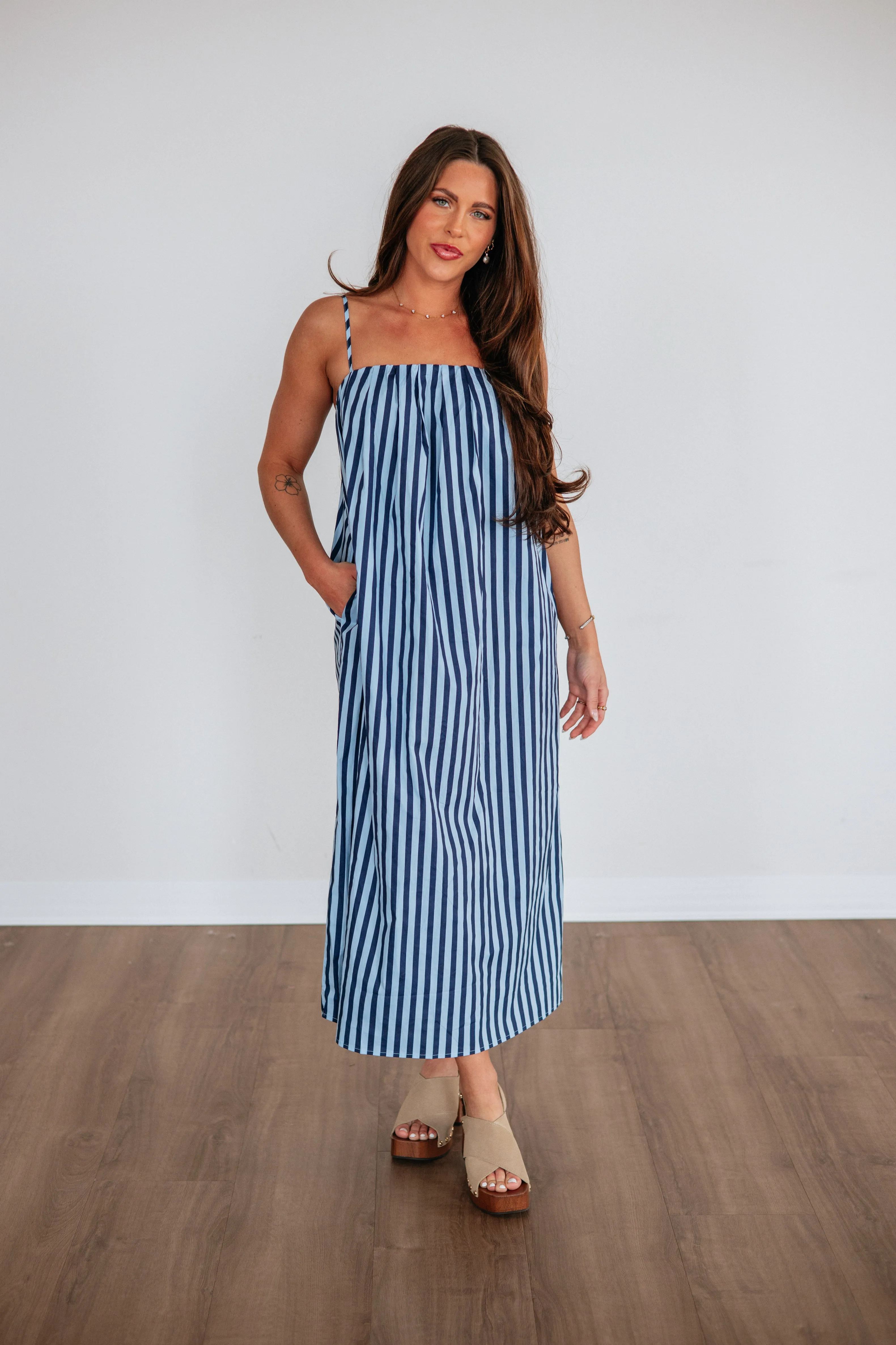 Kianna Midi Dress sold by Wild Oak Boutique