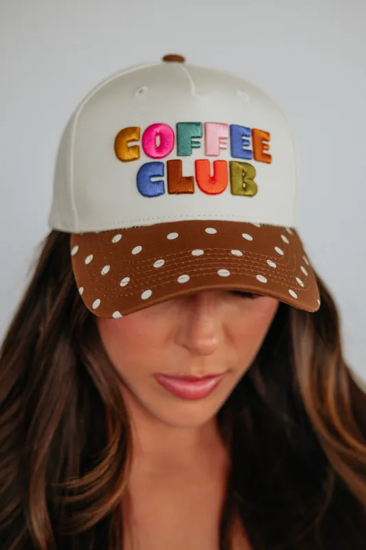Coffee Club Trucker Hat made by Wild Oak Boutique