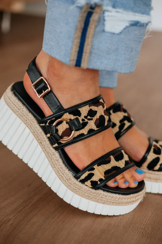 Cheetah Chic Wedges made by Wild Oak Boutique