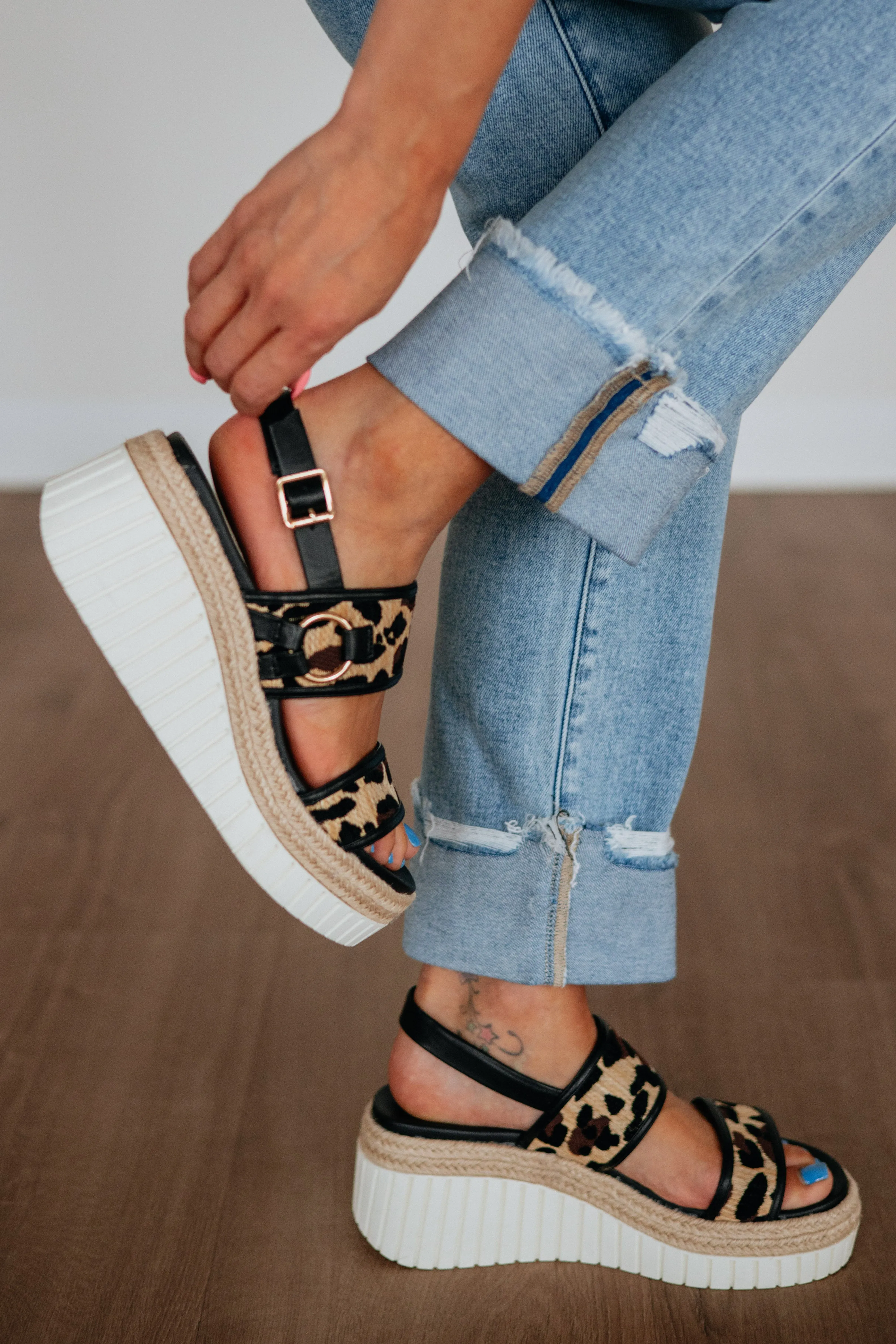 Cheetah Chic Wedges sold by Wild Oak Boutique product image thumbnail 3