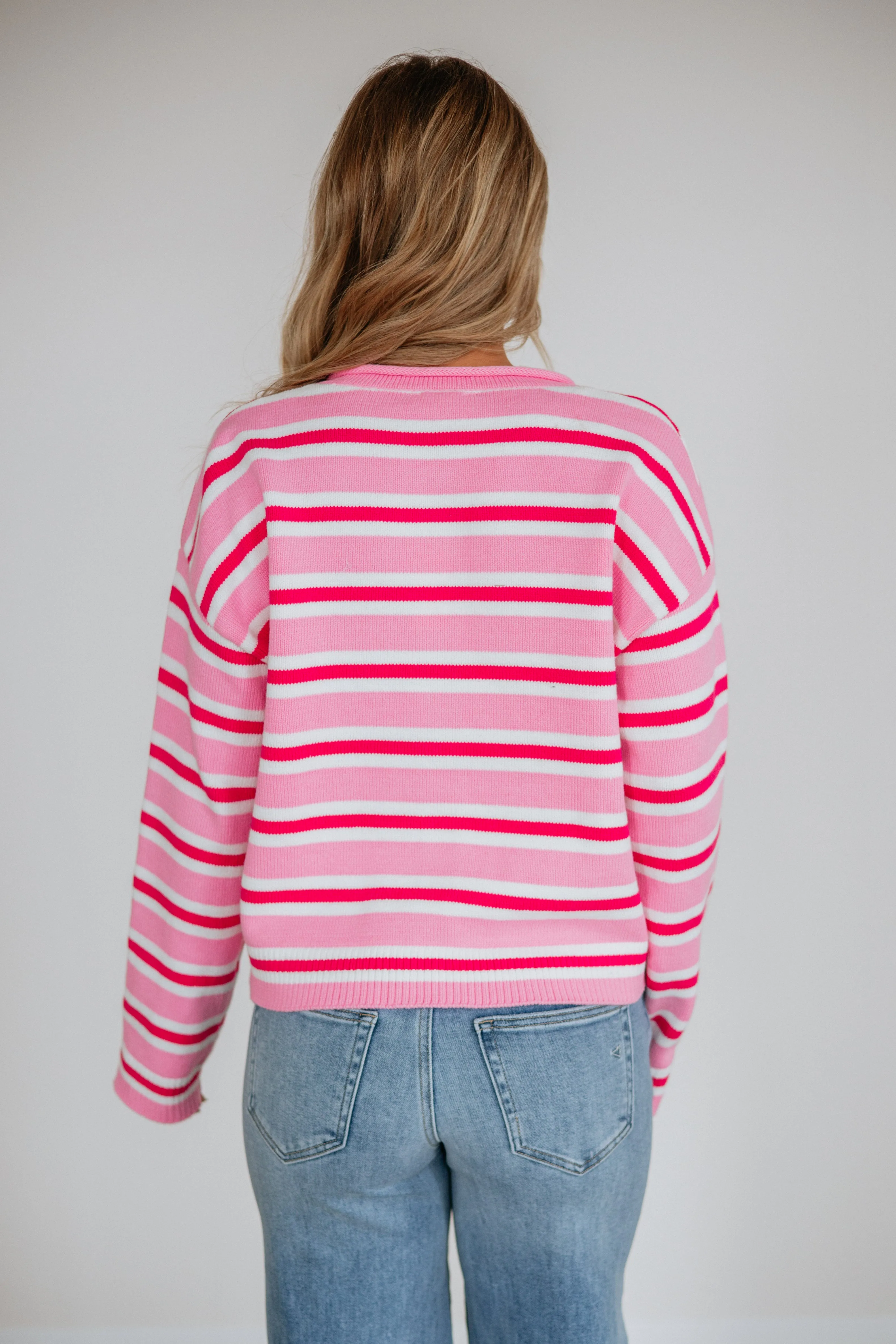 Kari Striped Cardigan sold by Wild Oak Boutique product image thumbnail 4