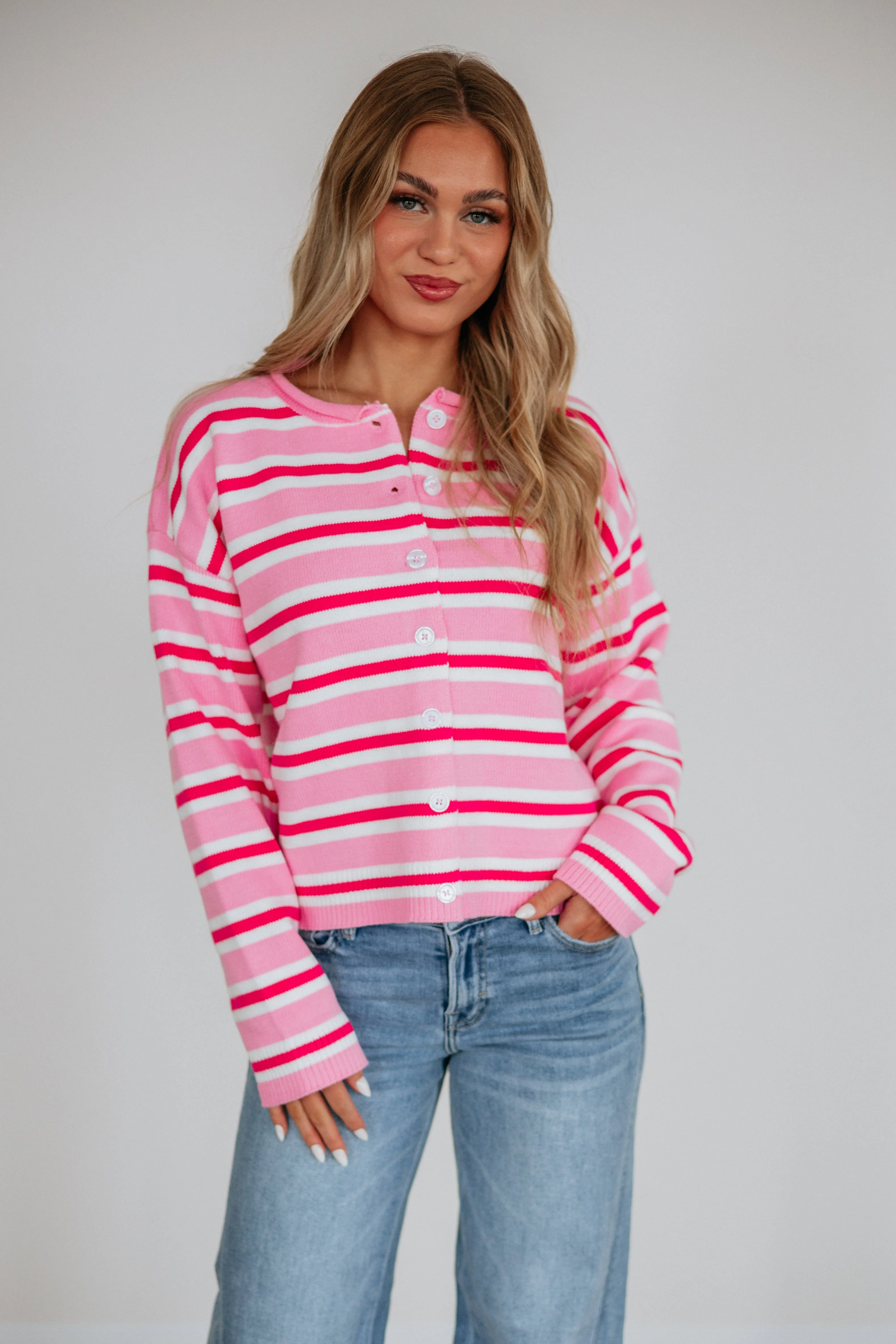 Kari Striped Cardigan sold by Wild Oak Boutique