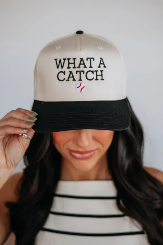 What A Catch Trucker Hat made by Wild Oak Boutique