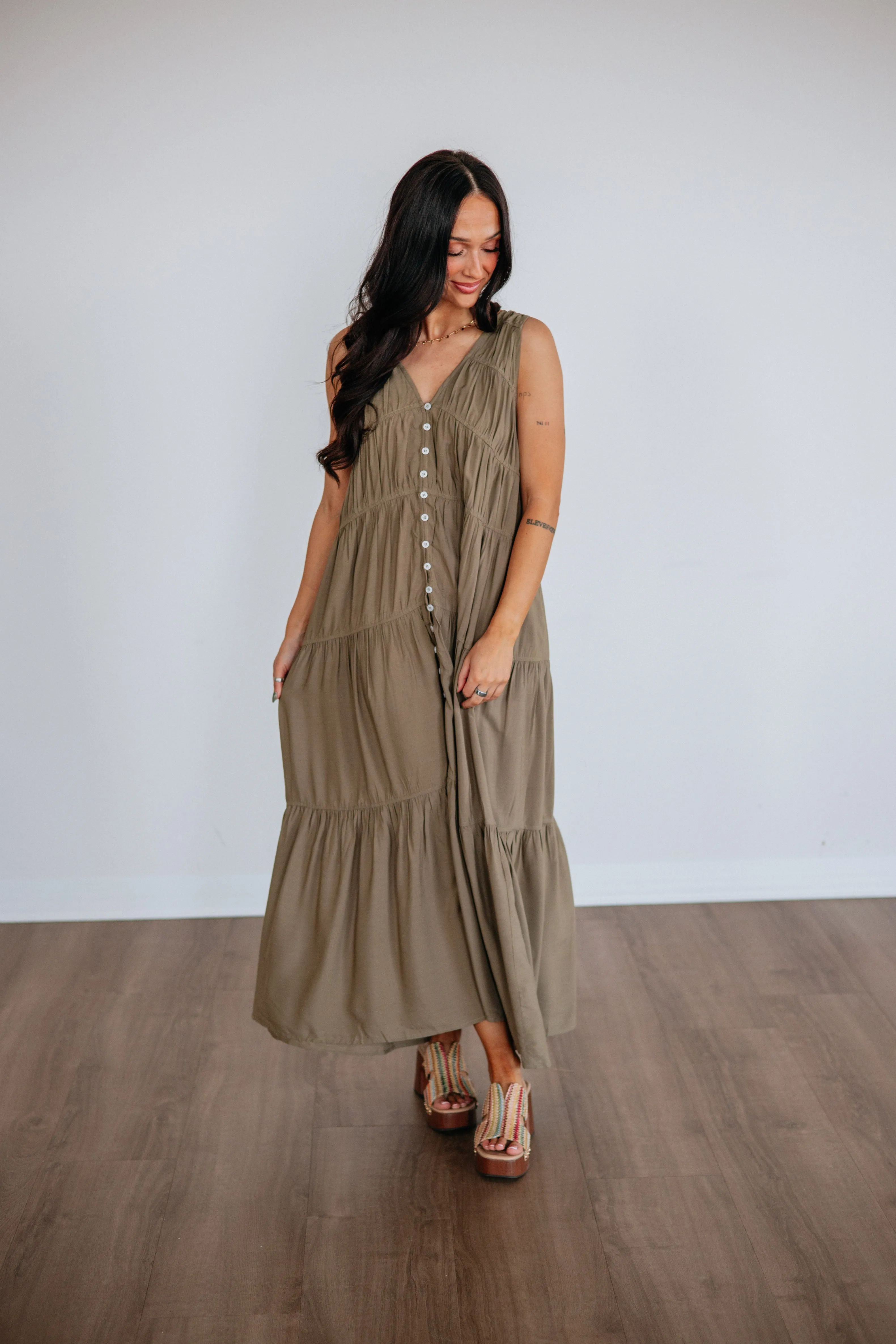Shonda Maxi Dress sold by Wild Oak Boutique product image thumbnail 3
