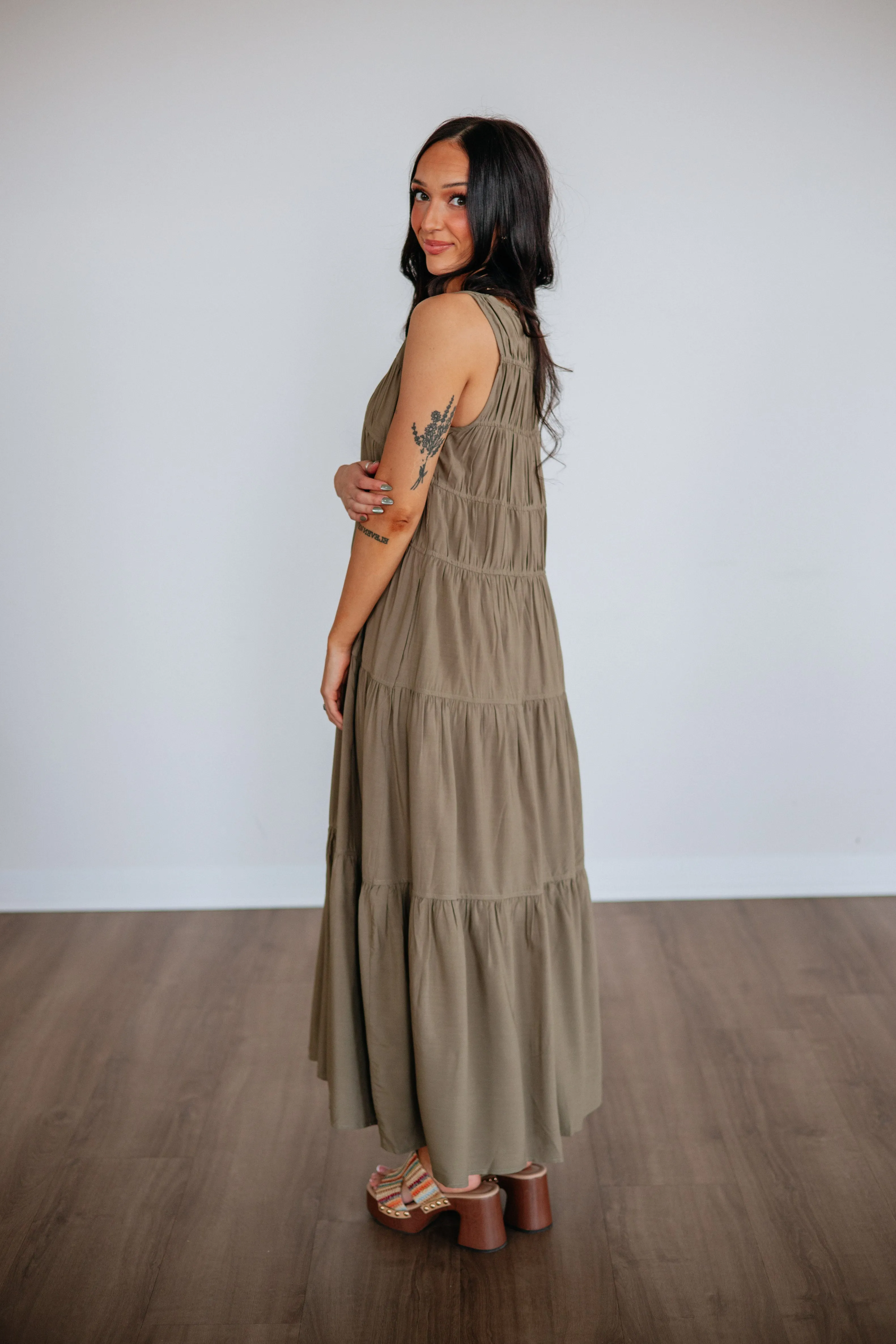 Shonda Maxi Dress sold by Wild Oak Boutique product image thumbnail 4