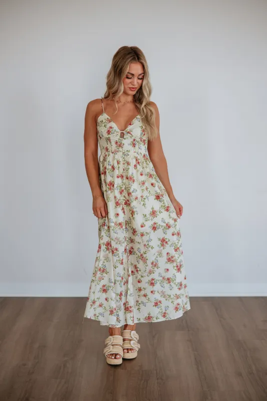 Rozen Floral Dress made by Dress Forum