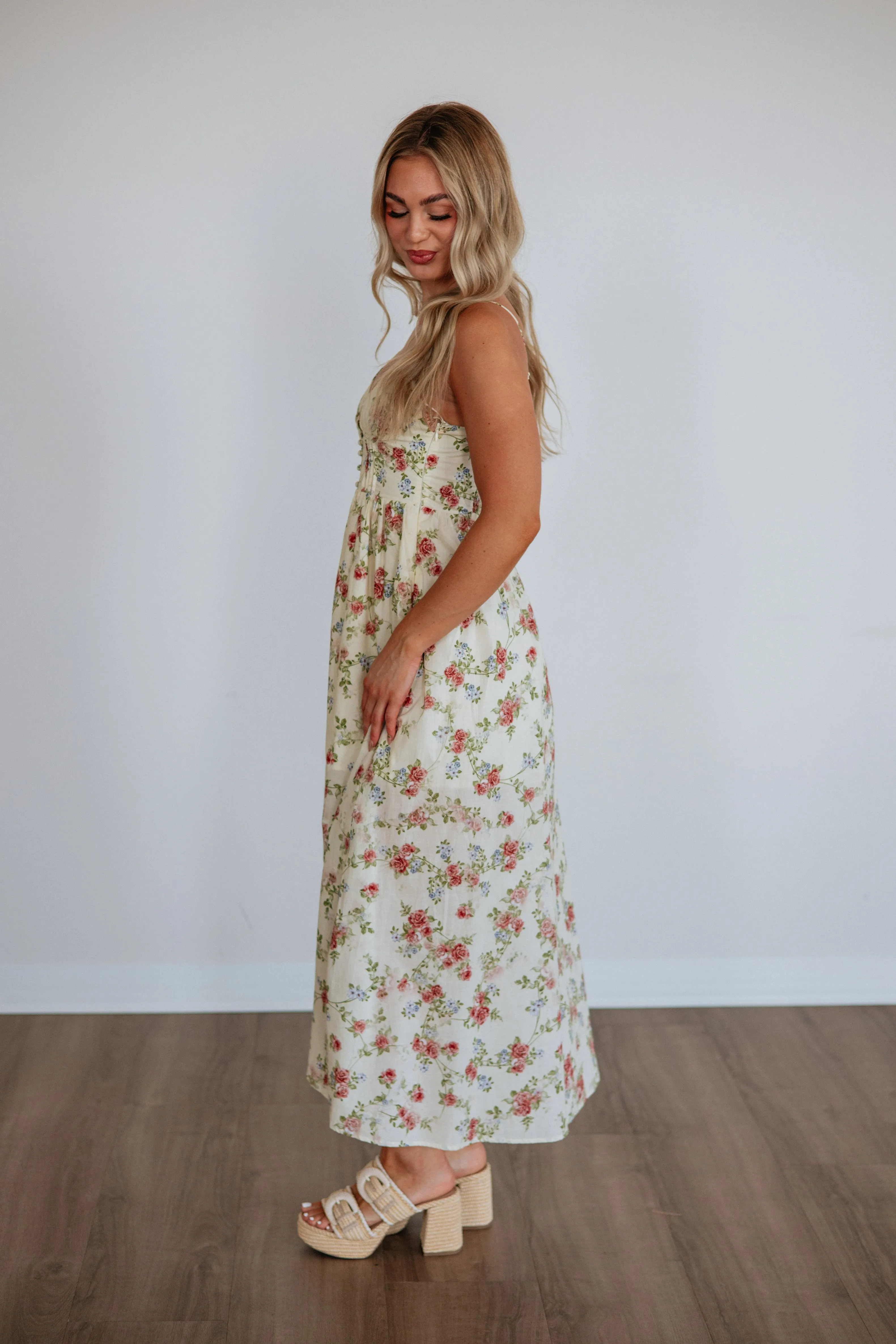 Rozen Floral Dress sold by Wild Oak Boutique product image thumbnail 3