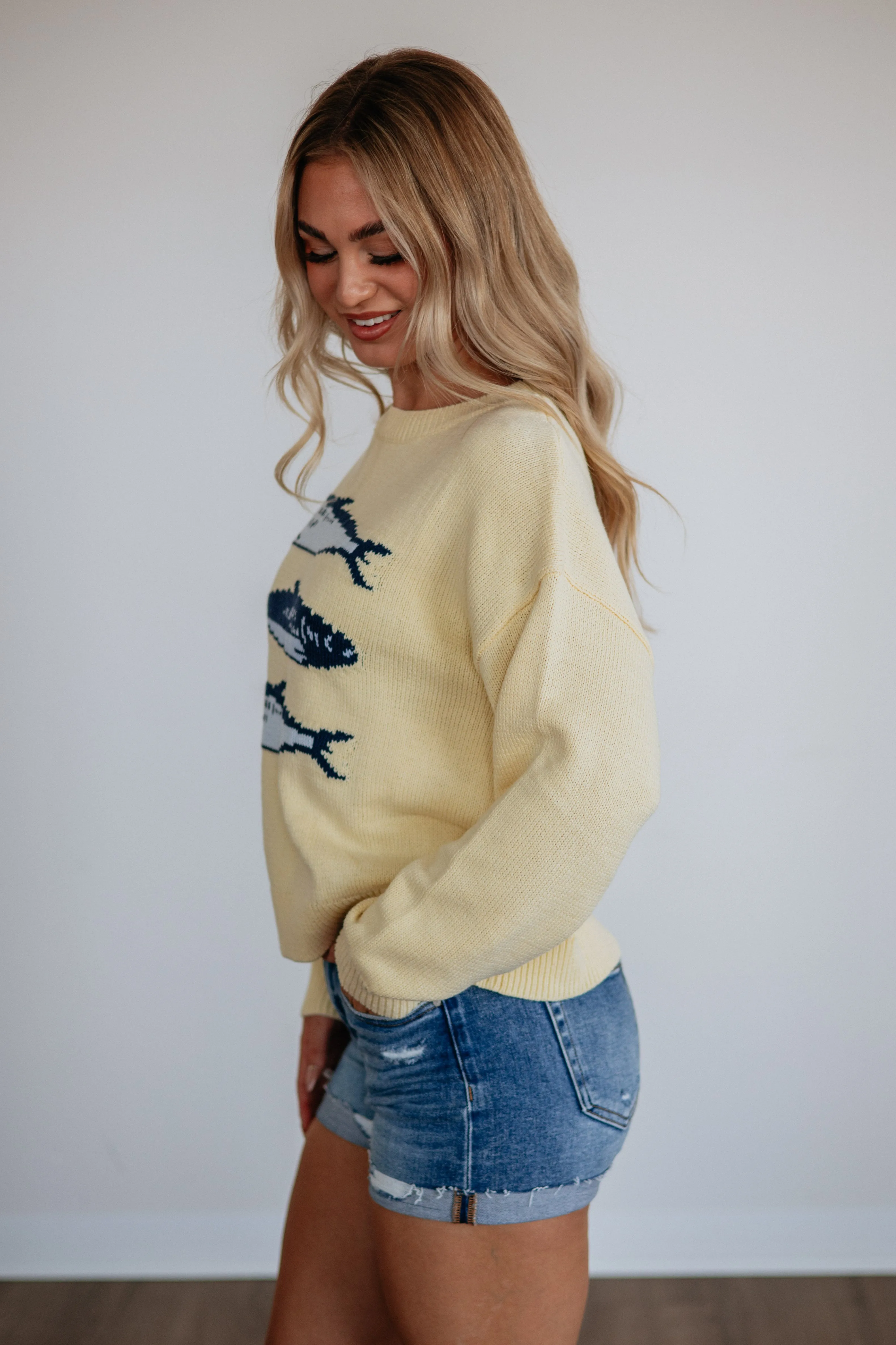Fresh Catch Sweater sold by Wild Oak Boutique product image thumbnail 4
