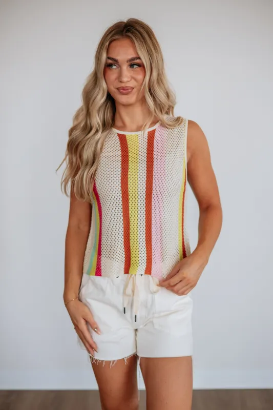 Alena Striped Top made by By Together