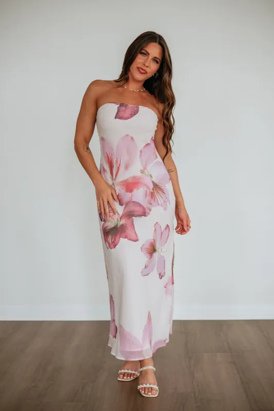 Leila Floral Dress made by Dress Forum