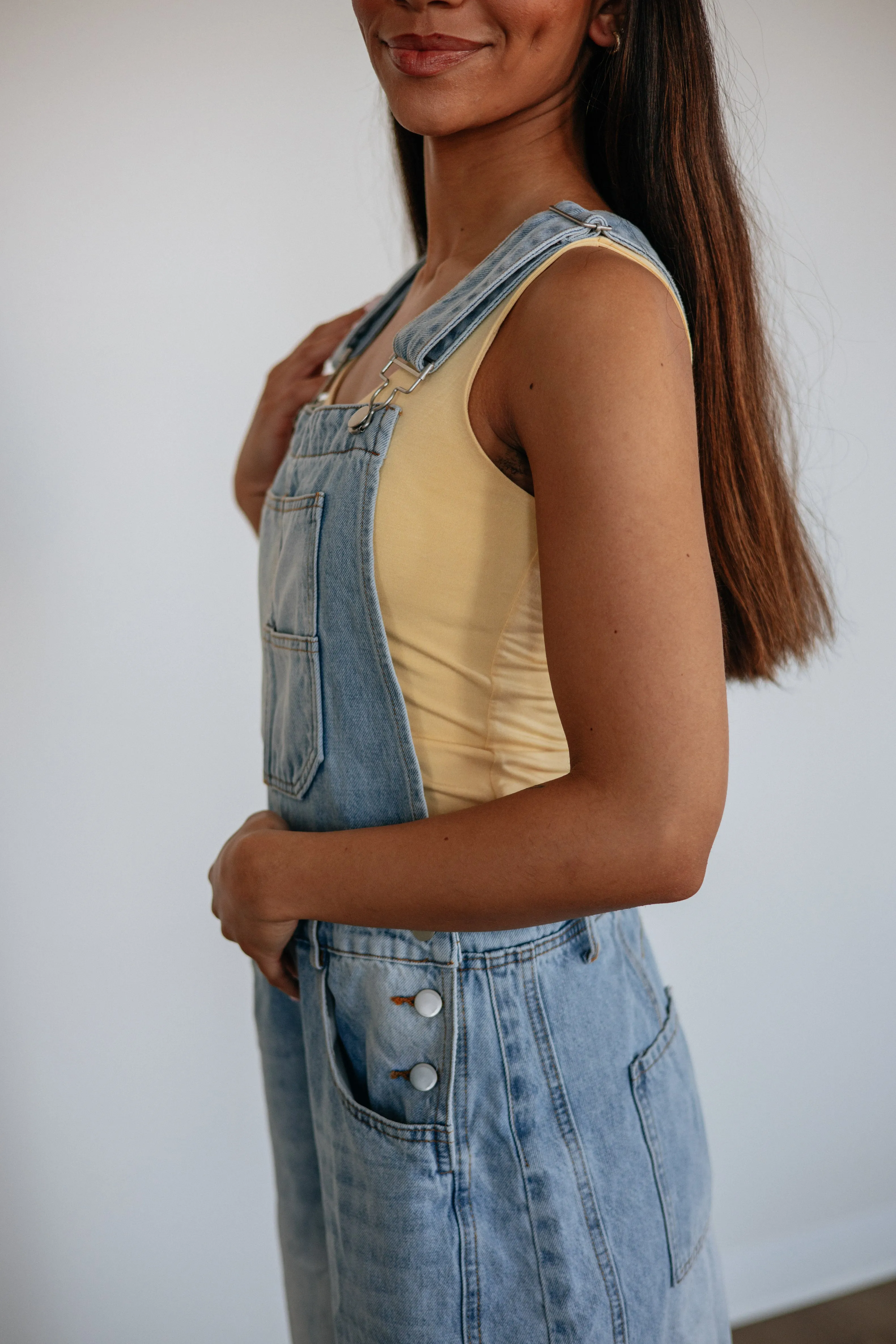 Maggey Denim Overalls sold by Wild Oak Boutique product image thumbnail 2