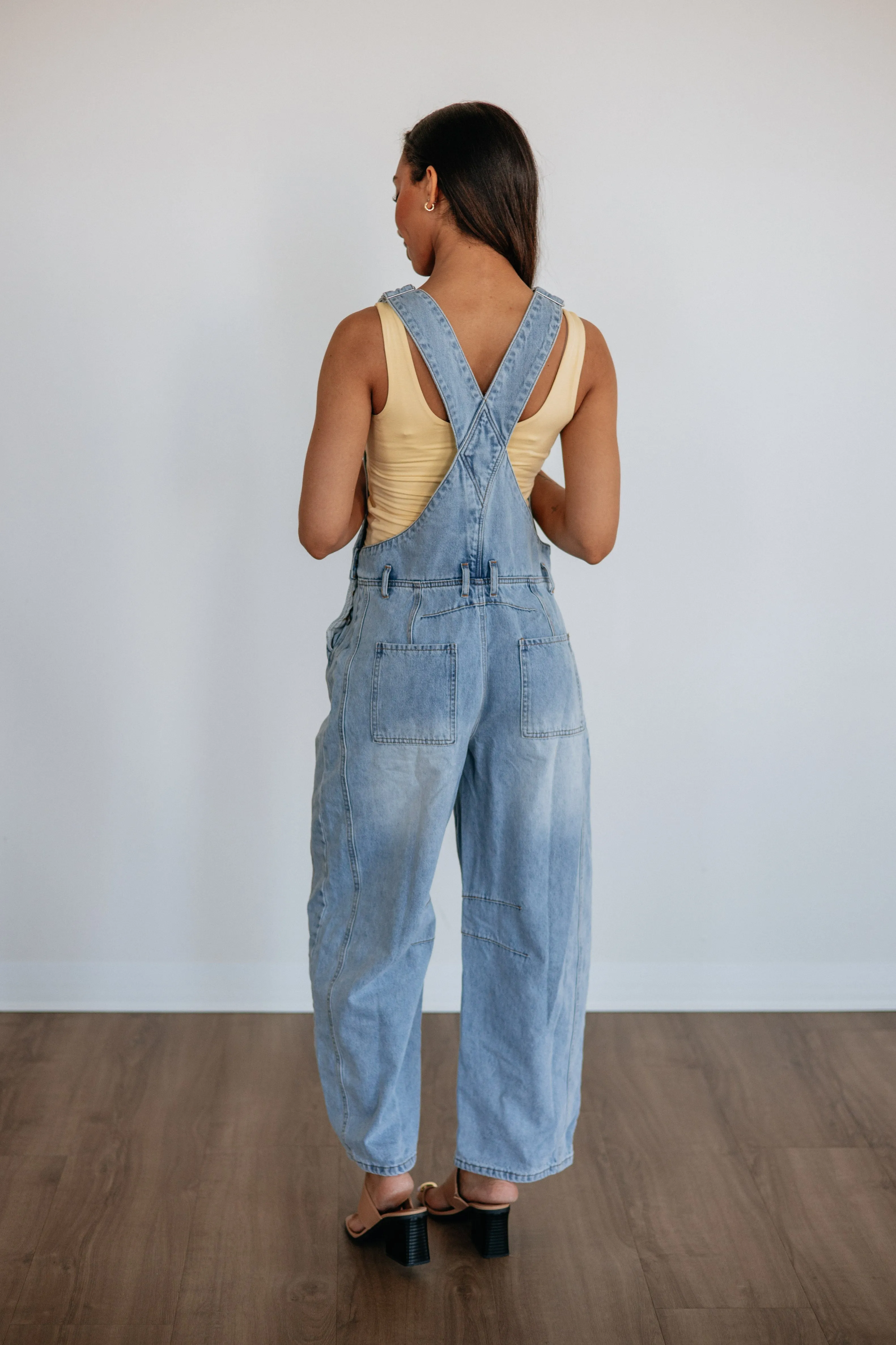 Maggey Denim Overalls sold by Wild Oak Boutique product image thumbnail 5