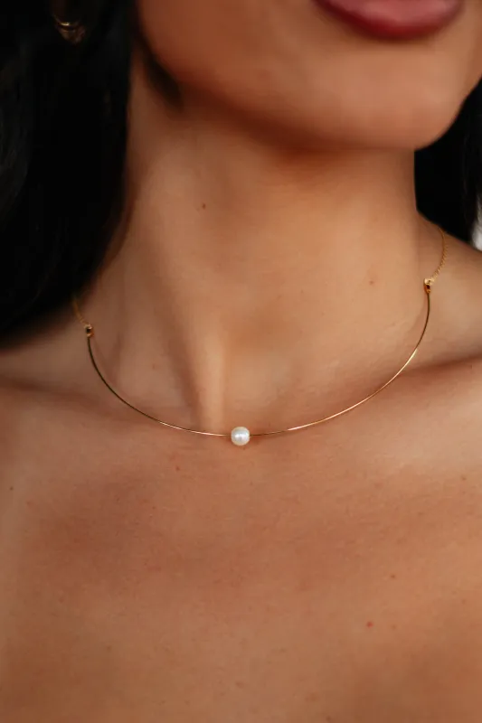 Cleo Pearl Necklace made by Fame Accessories