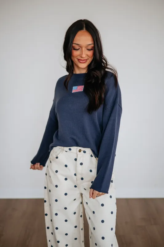 Patriotic Vibes Sweater made by Le Lis