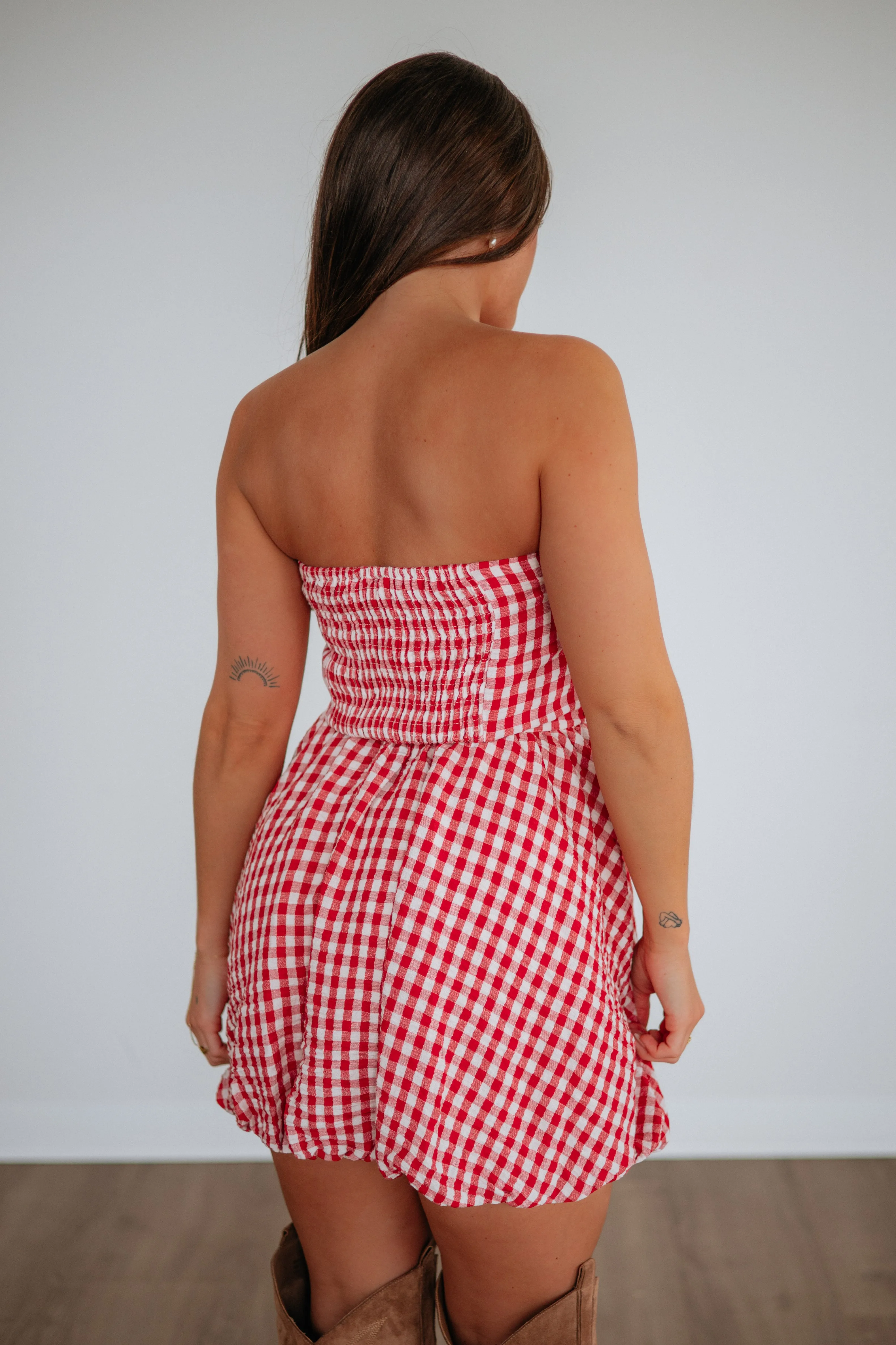 Dorothy Gingham Dress sold by Wild Oak Boutique product image thumbnail 5