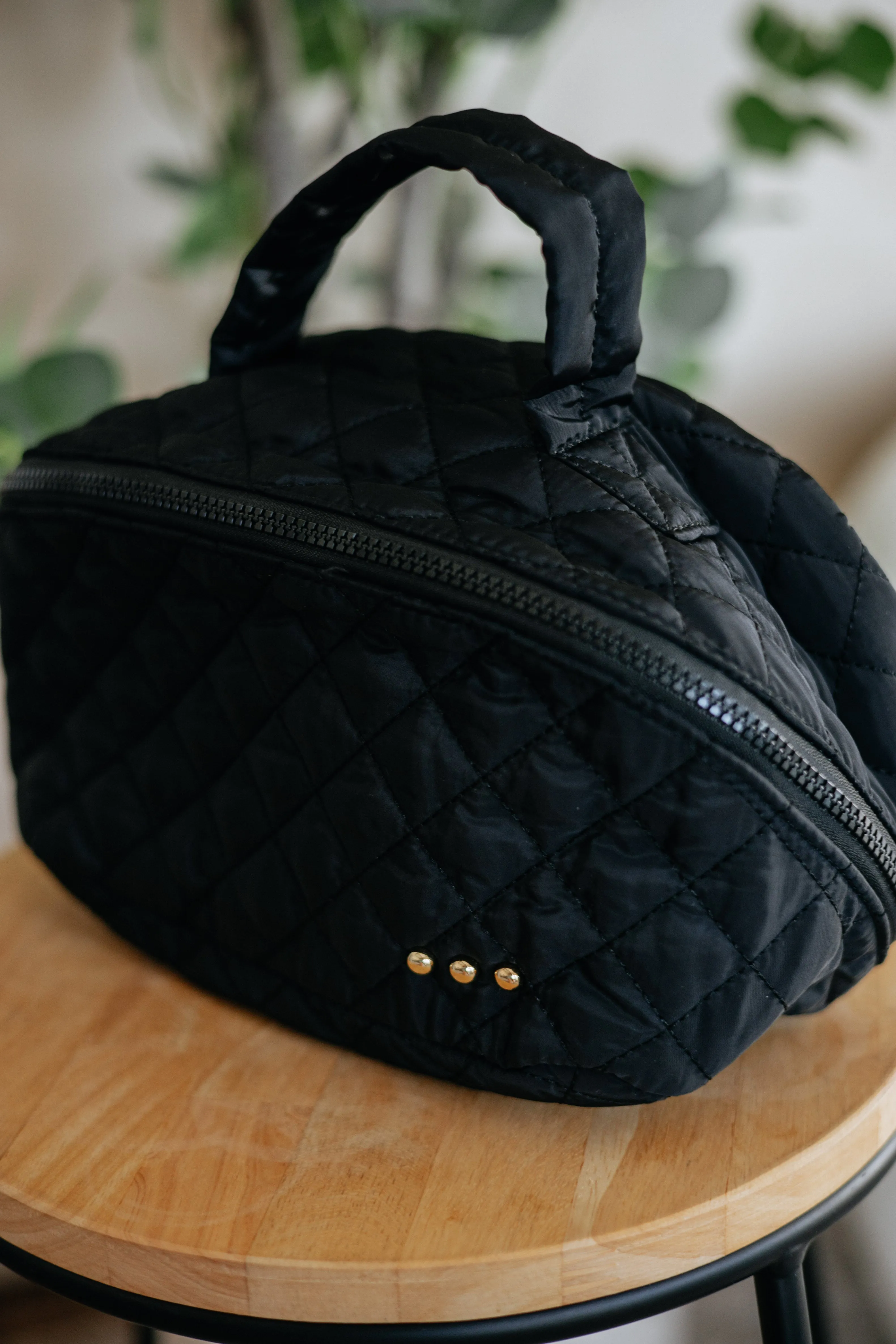 Maris Quilted Cosmetic Bag sold by Wild Oak Boutique product image thumbnail 5