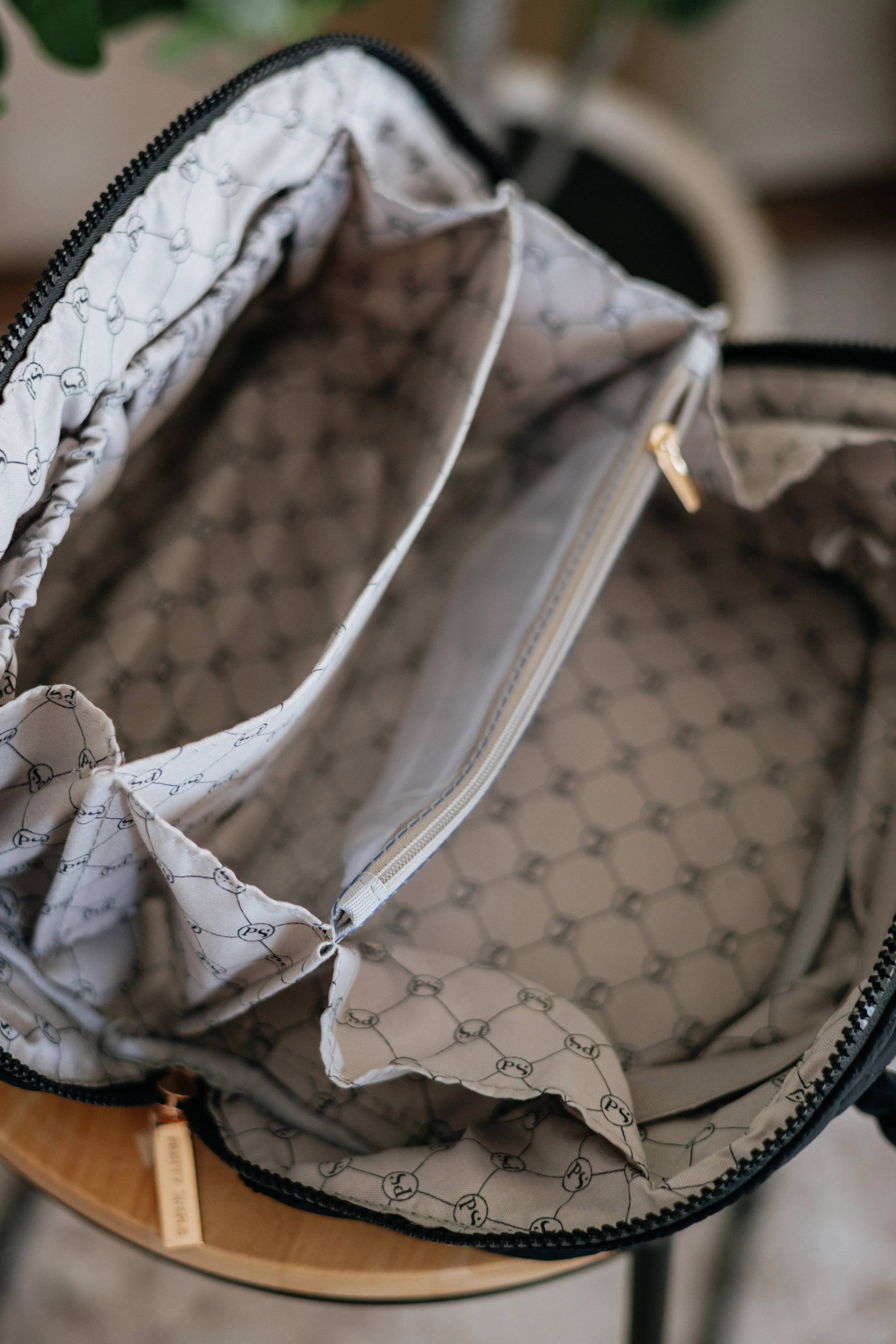 Maris Quilted Cosmetic Bag sold by Wild Oak Boutique product image thumbnail 2