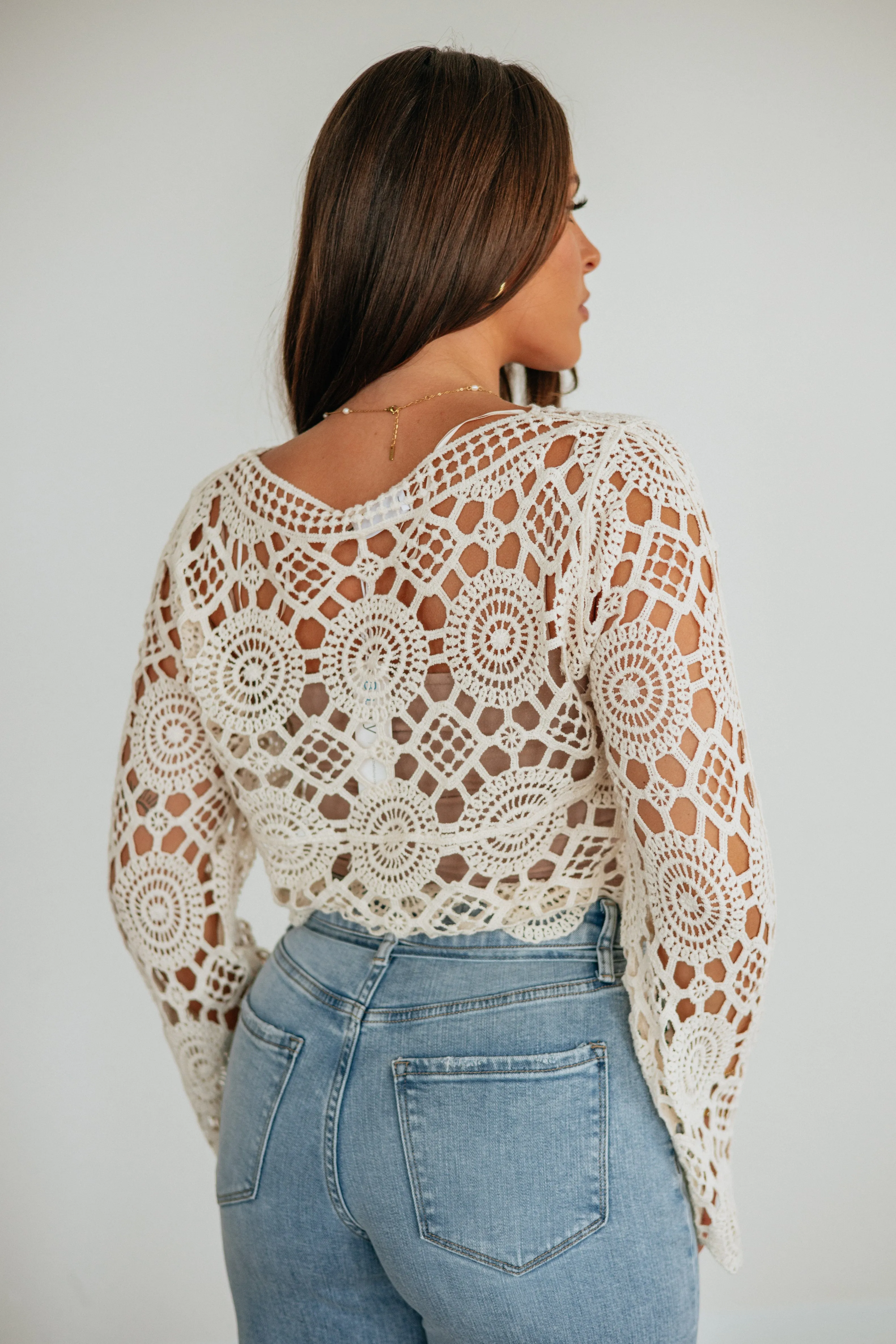 Dasha Crochet Top sold by Wild Oak Boutique product image thumbnail 5