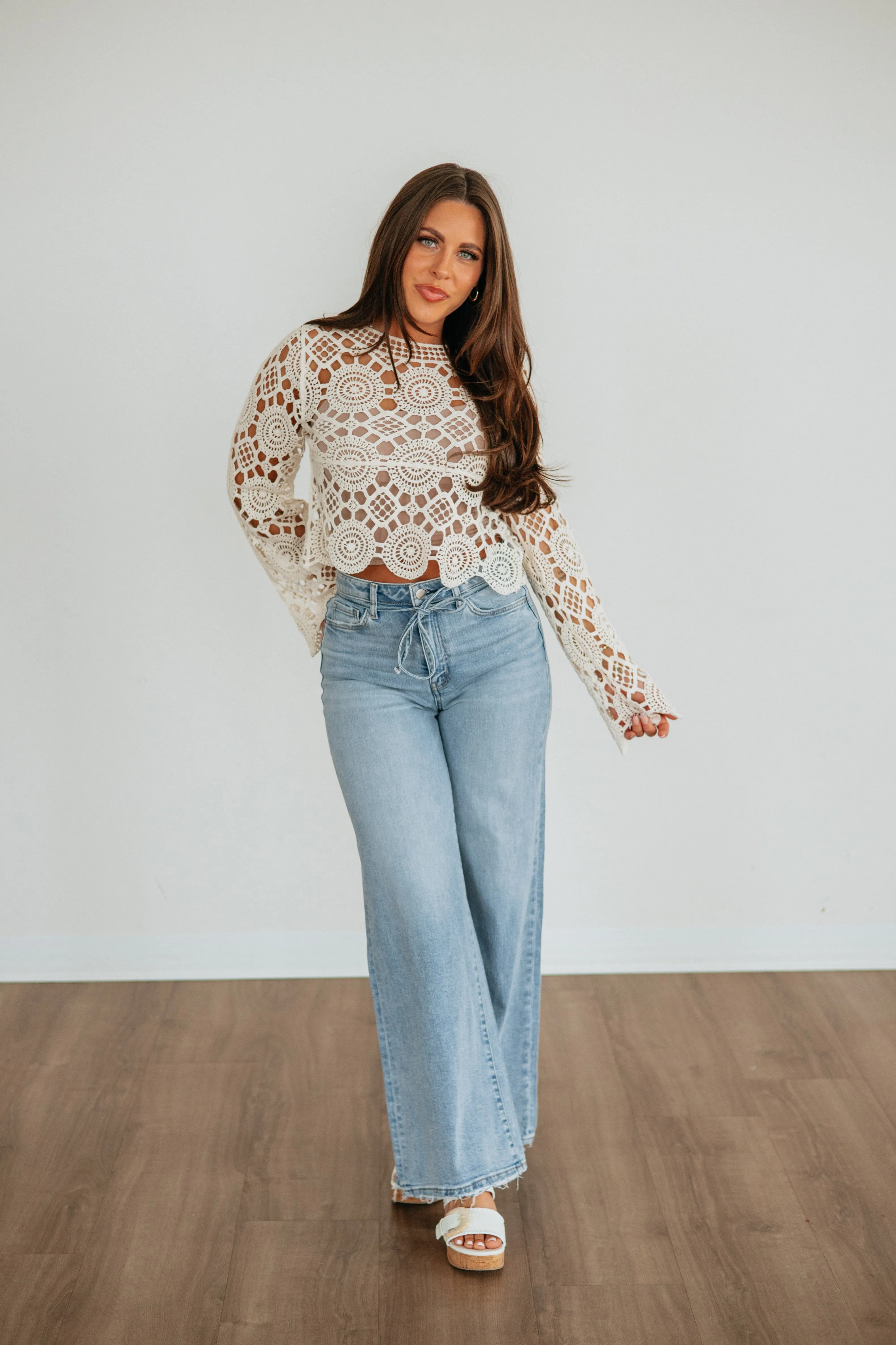 Dasha Crochet Top sold by Wild Oak Boutique product image thumbnail 3