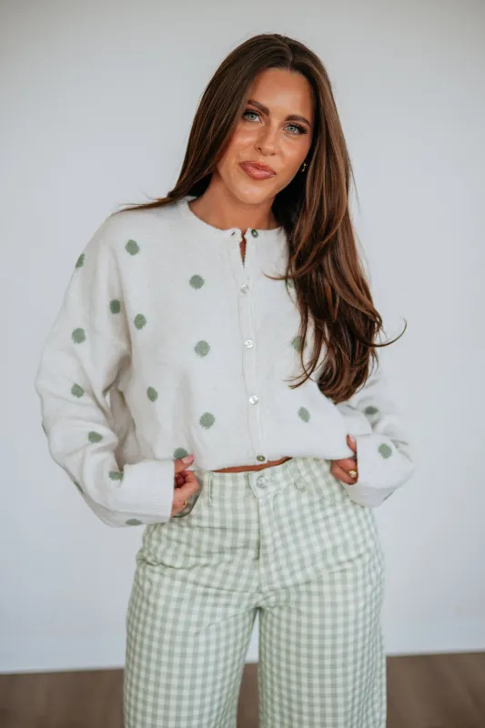 Spotted In Style Cardigan made by Le Lis