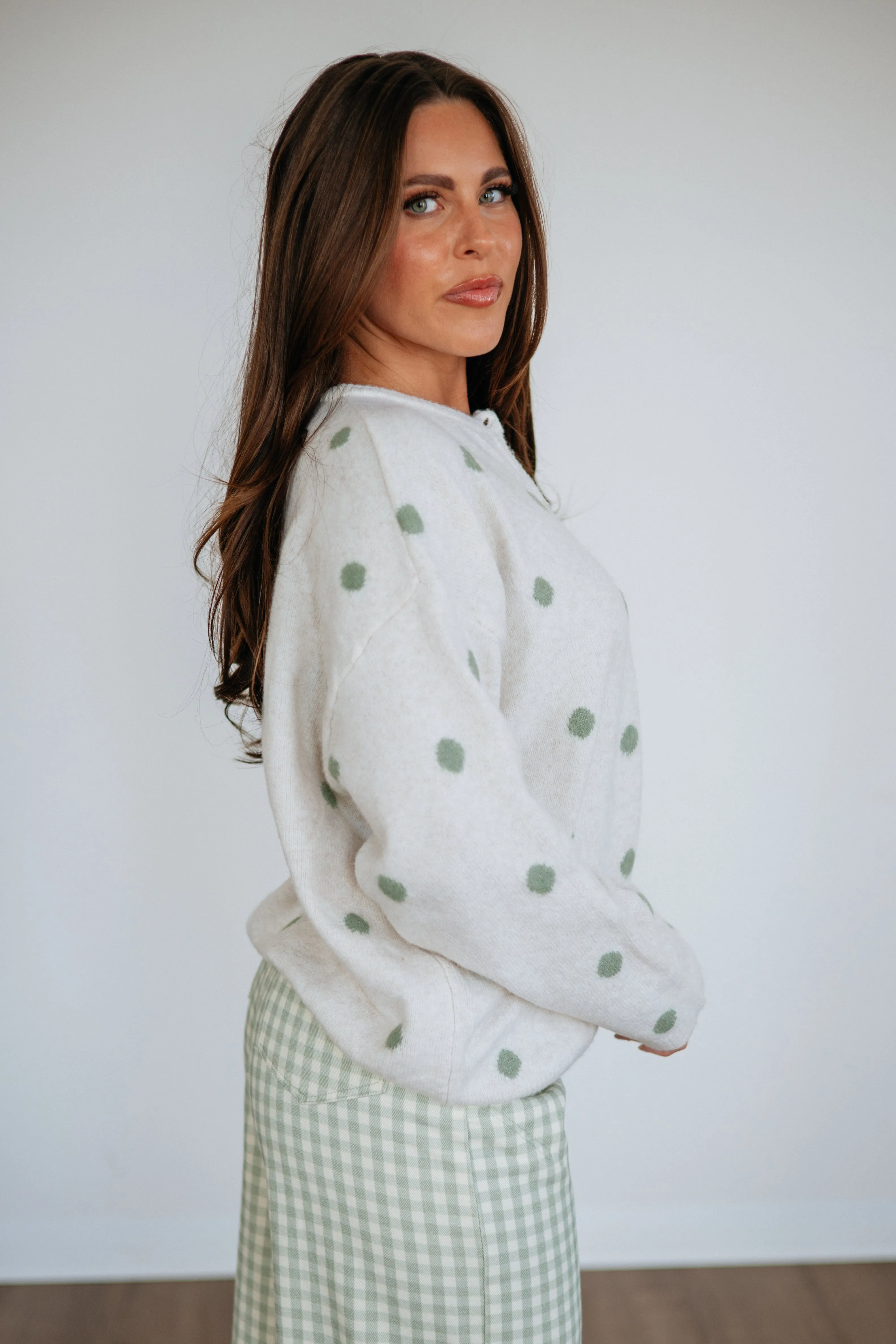 Spotted In Style Cardigan sold by Wild Oak Boutique product image thumbnail 2