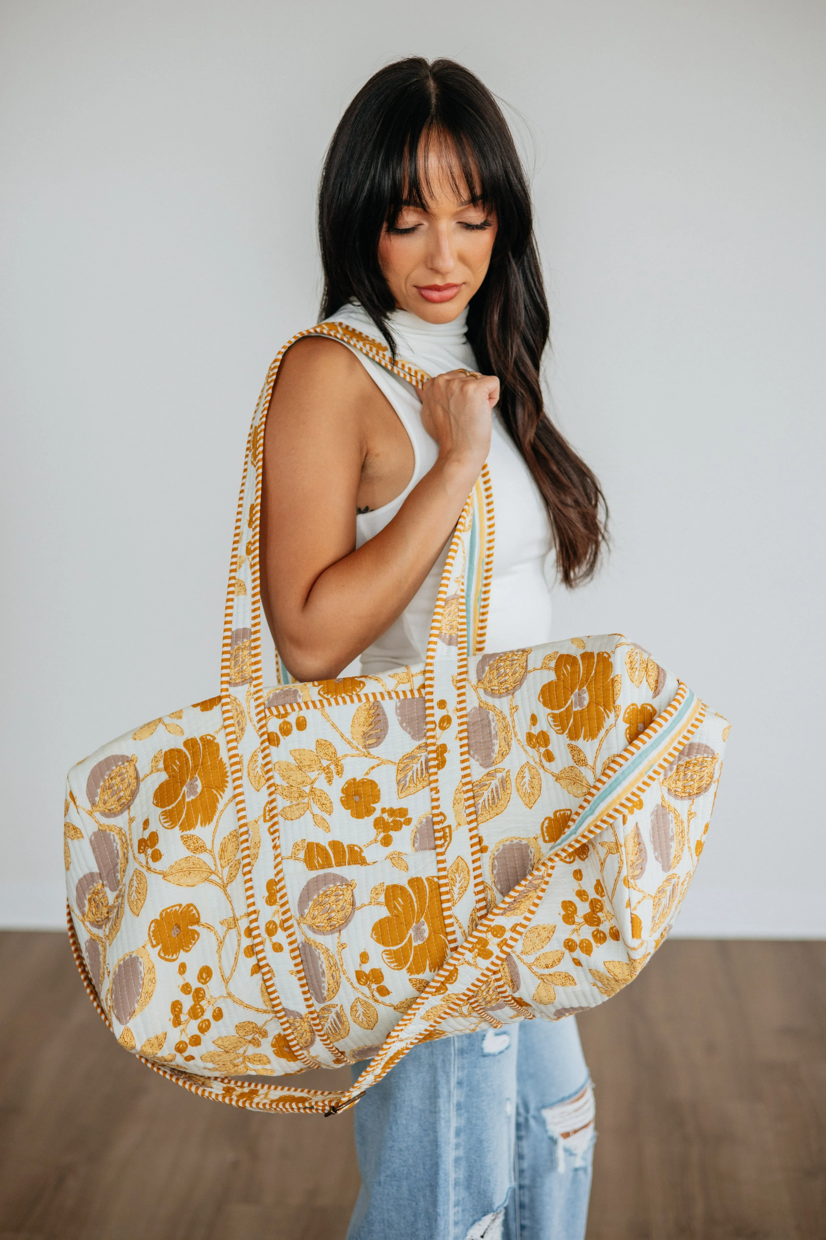 Feeling Floral Duffel Bag sold by Wild Oak Boutique