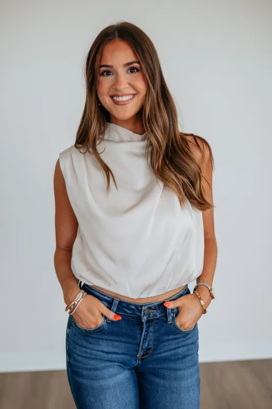 Chapel Satin Top made by Edit by Nine