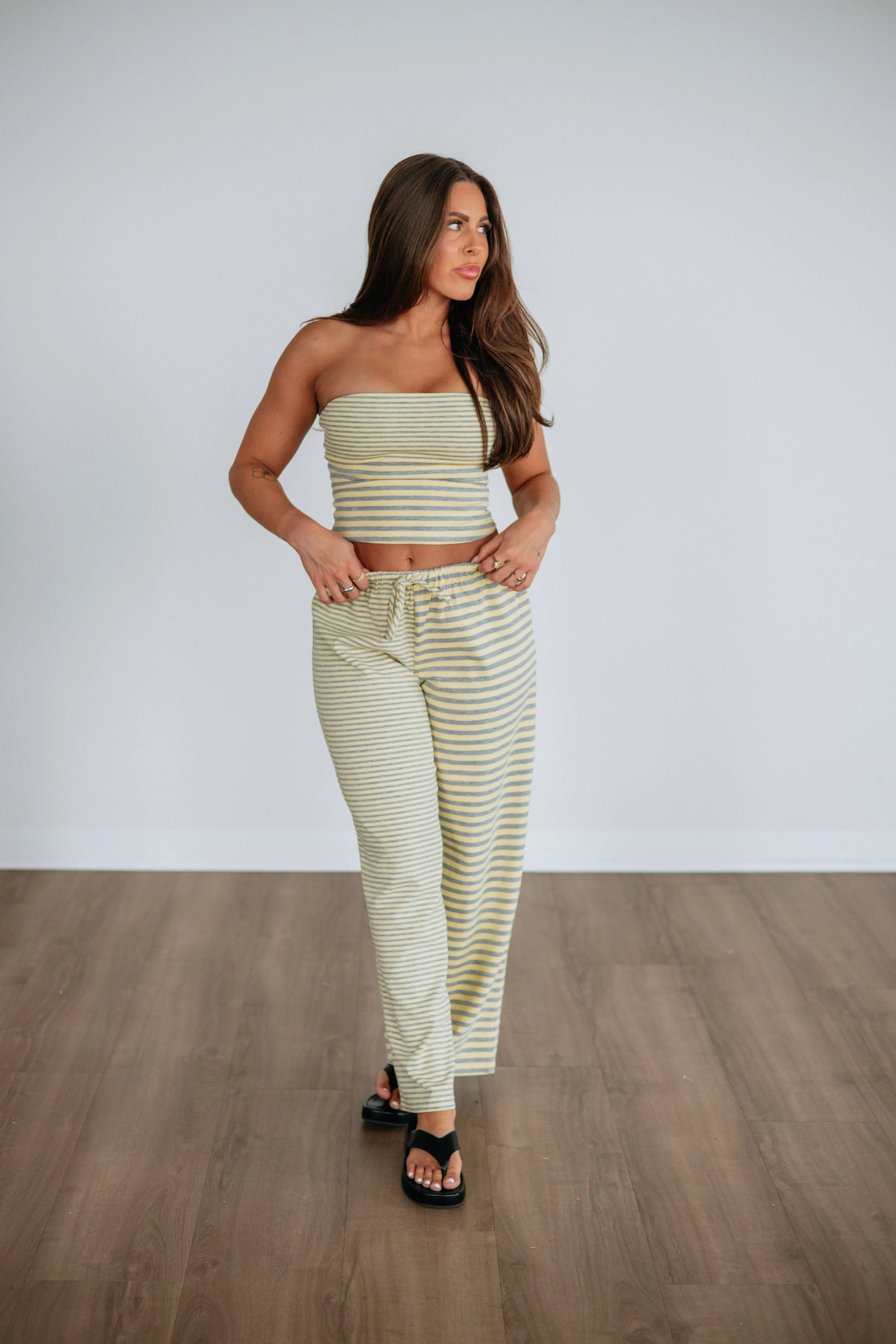 Caite Striped Tube Top sold by Wild Oak Boutique product image thumbnail 2