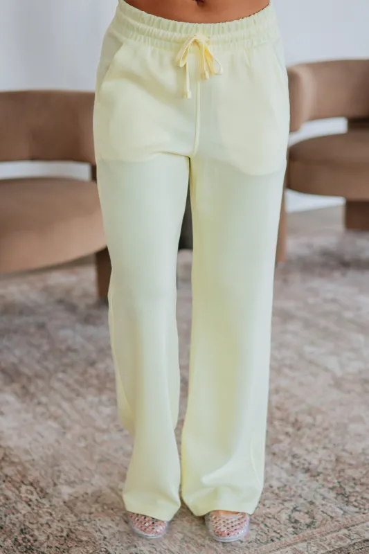 Kirsten Lounge Pants - Limoncello made by Rae Mode
