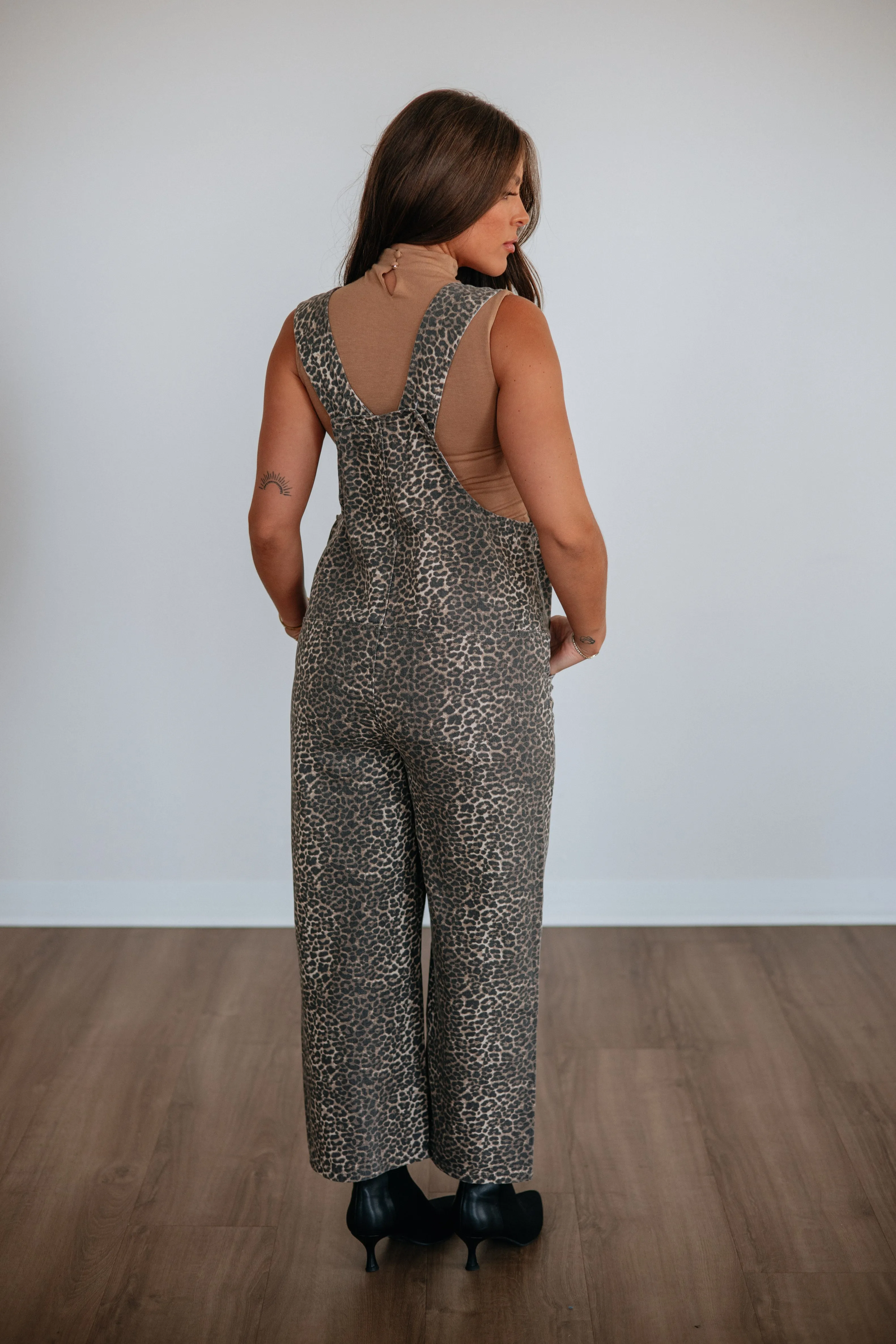 Caterina Leopard Jumpsuit sold by Wild Oak Boutique product image thumbnail 4