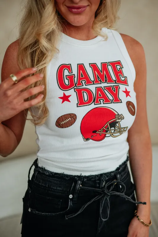 Game Day Graphic Tank made by Le Lis