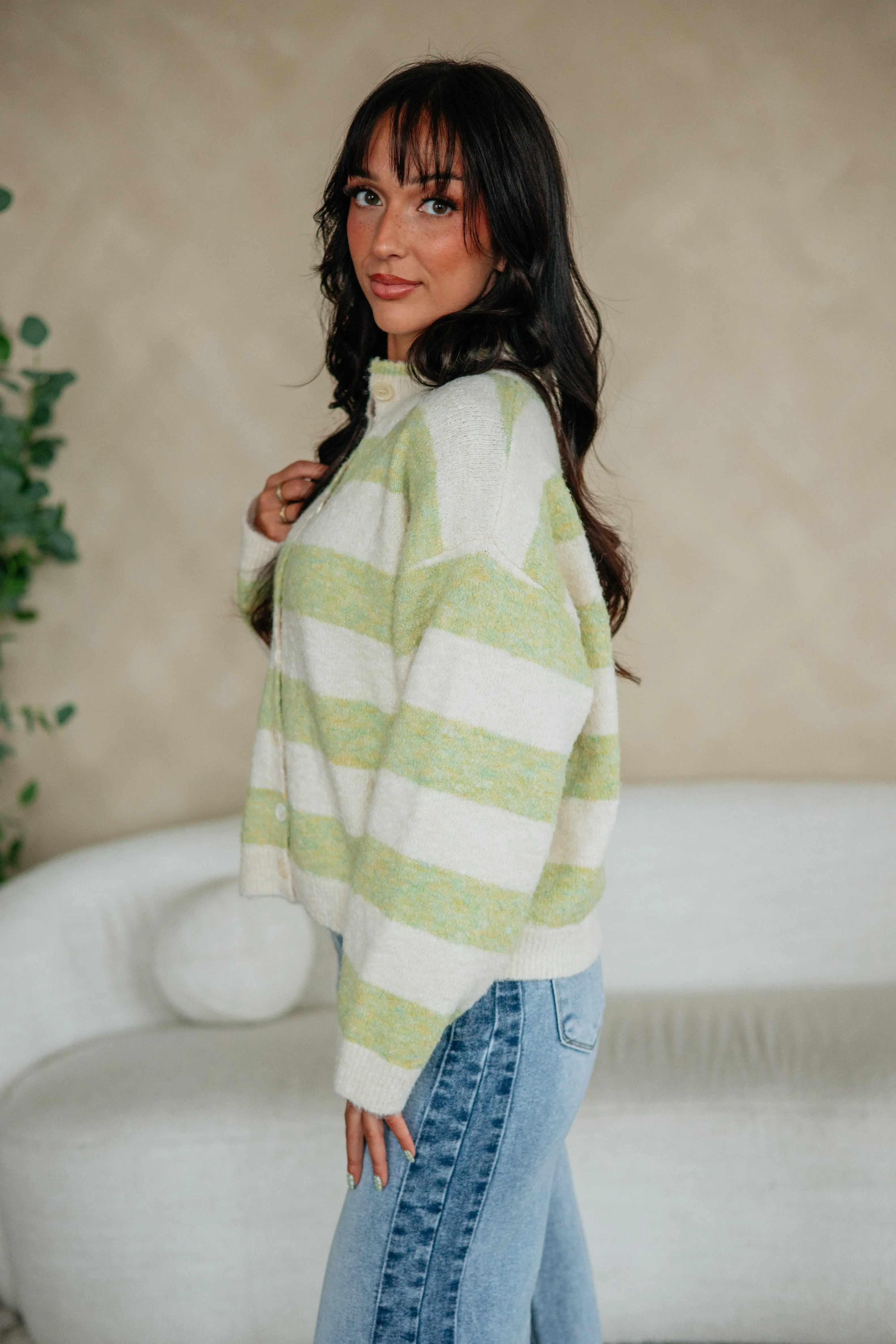 Romy Striped Cardigan sold by Wild Oak Boutique product image thumbnail 4