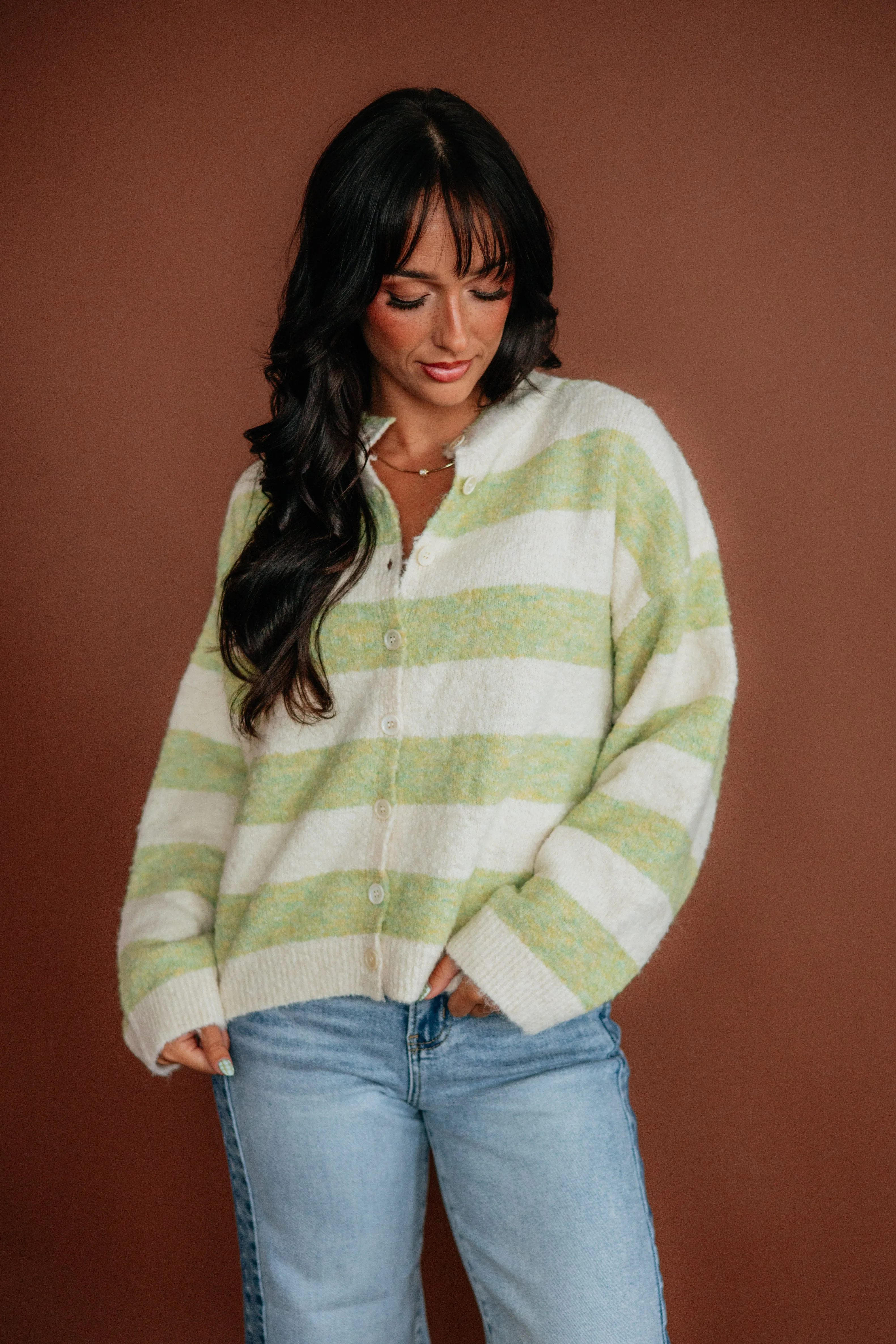 Romy Striped Cardigan sold by Wild Oak Boutique product image thumbnail 3