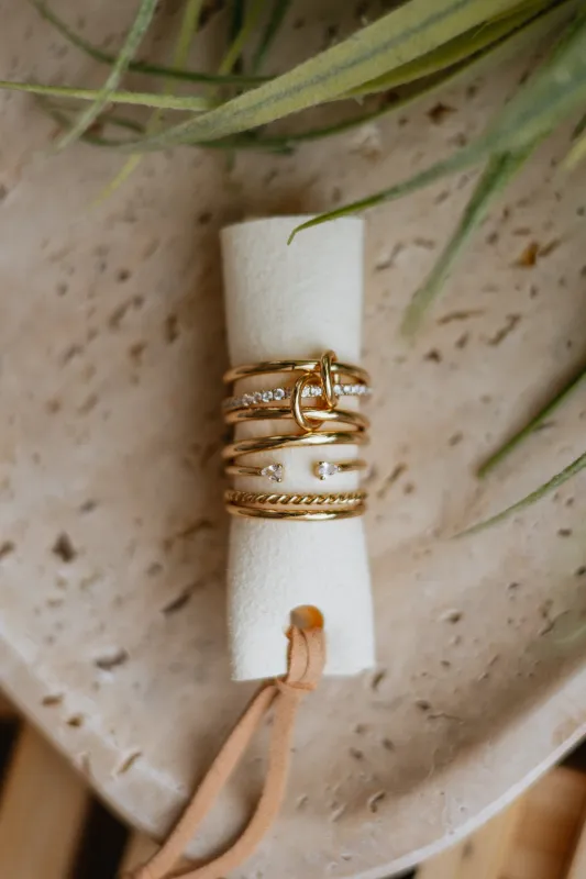 Purely Polished Ring Set made by Fame Accessories