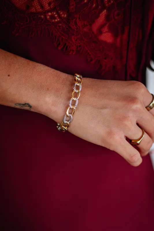 Seine Two-Tone Bracelet made by Fame Accessories