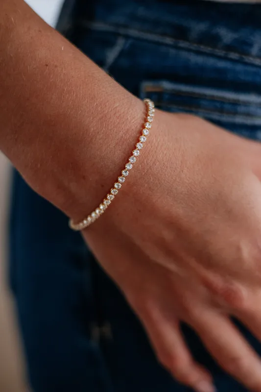 Celie Rhinestone Bracelet made by Fame Accessories