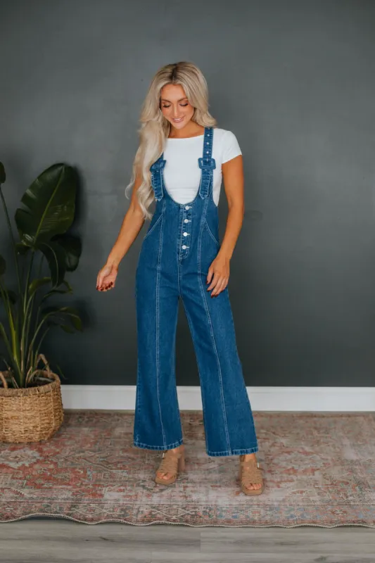 Morley Denim Overalls made by Wild Oak Boutique