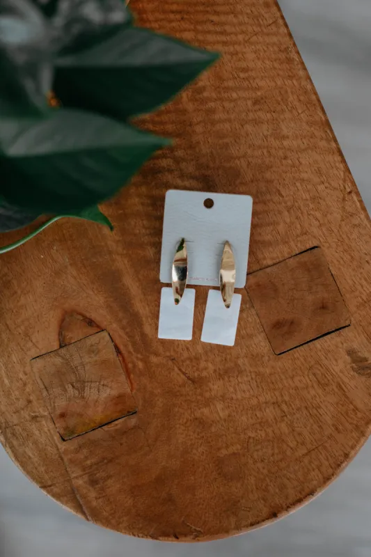 Gwendolyn Earrings - Ivory sold by Wild Oak Boutique