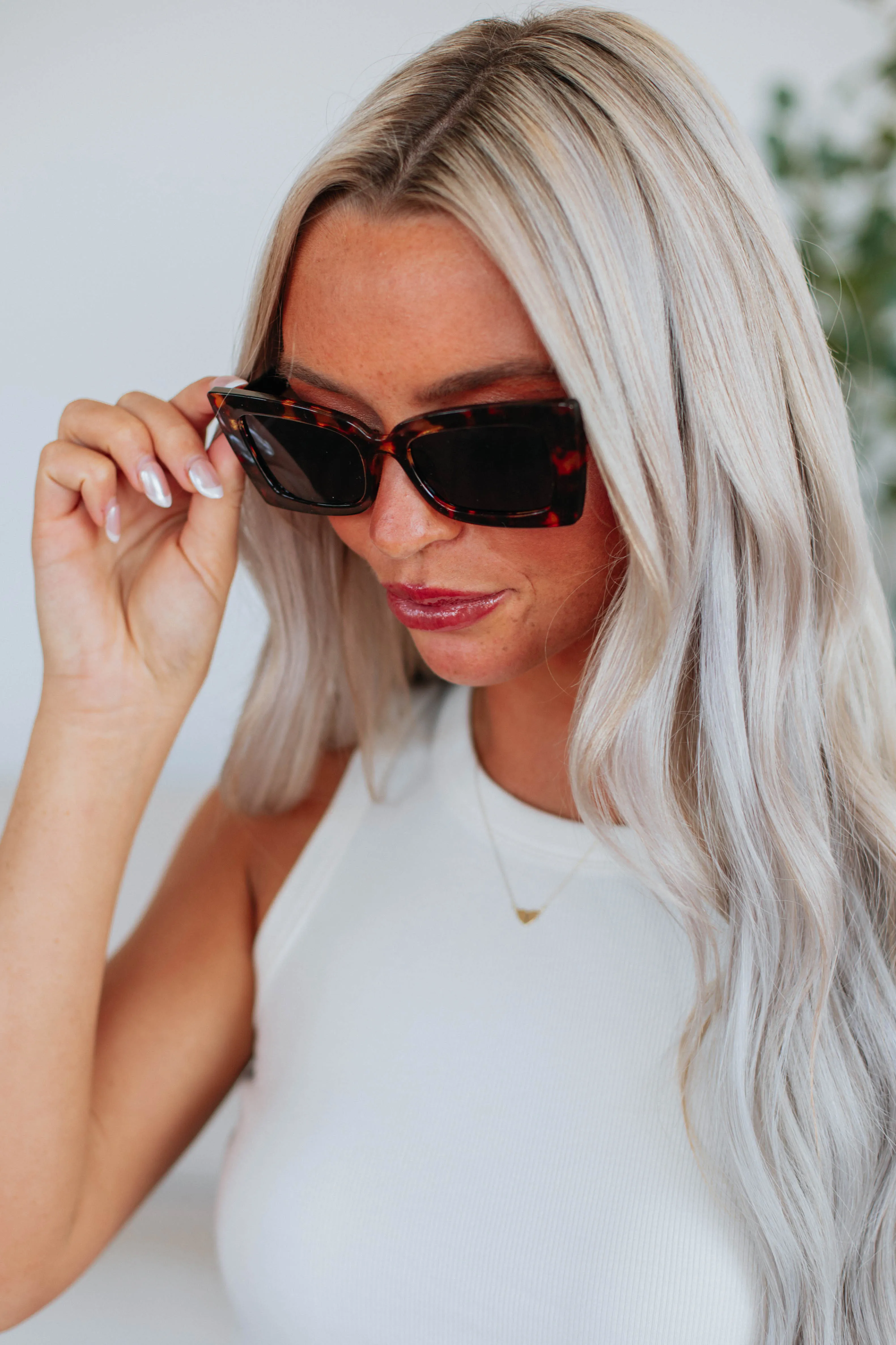 Vibe Check Sunglasses - Tortoise sold by Wild Oak Boutique product image thumbnail 3