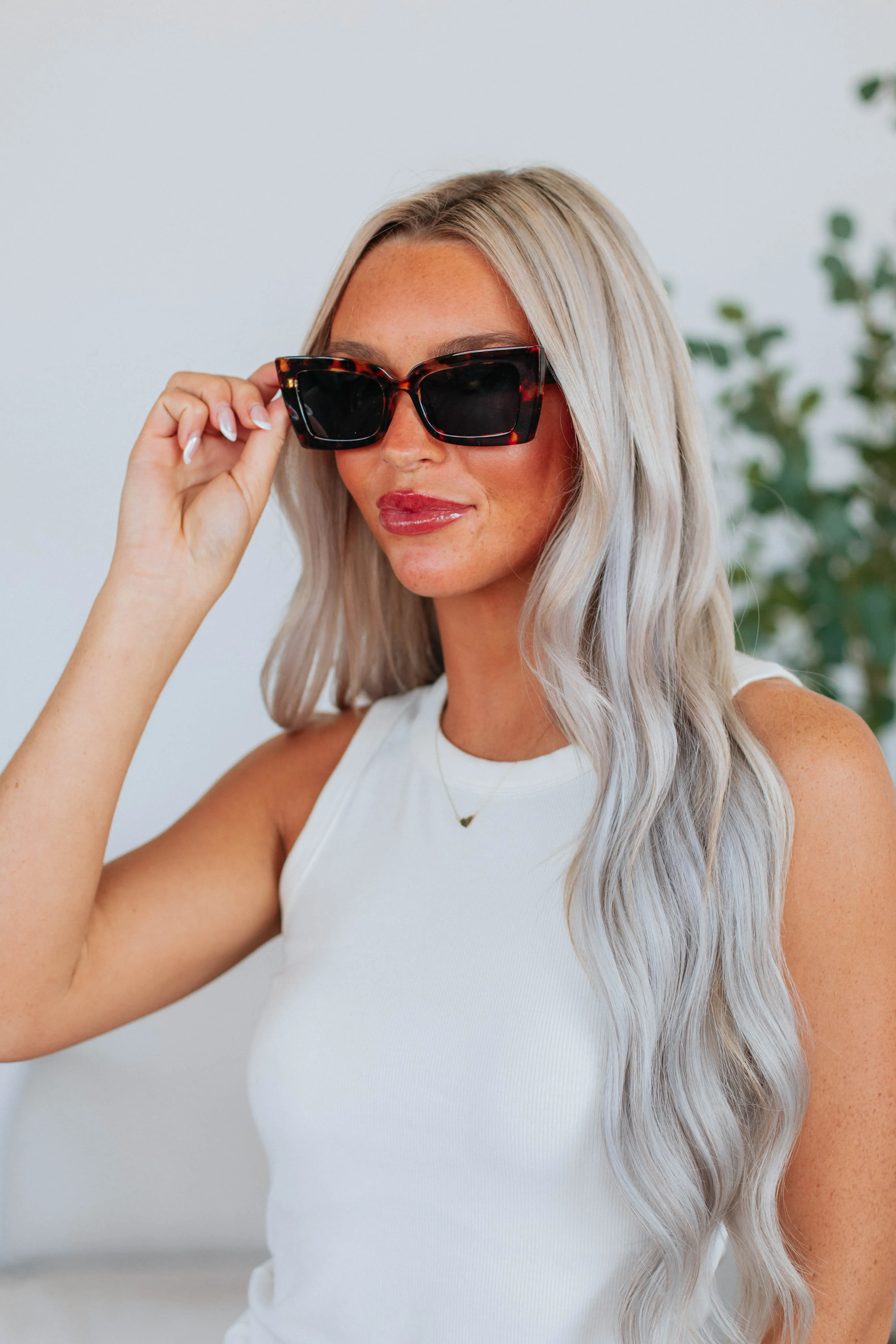 Vibe Check Sunglasses - Tortoise sold by Wild Oak Boutique product image thumbnail 2