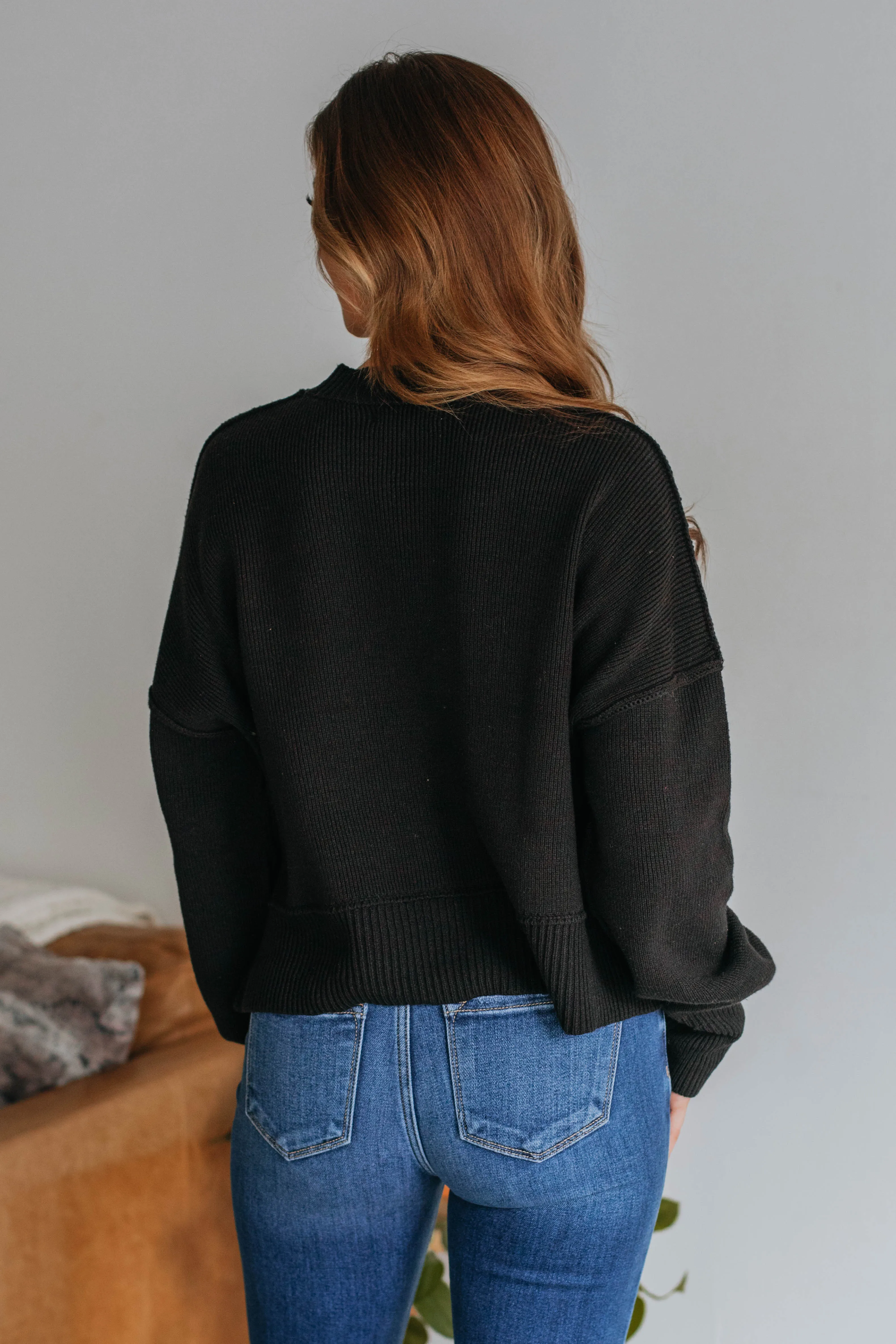 Embrie Sweater - Black sold by Wild Oak Boutique product image thumbnail 5