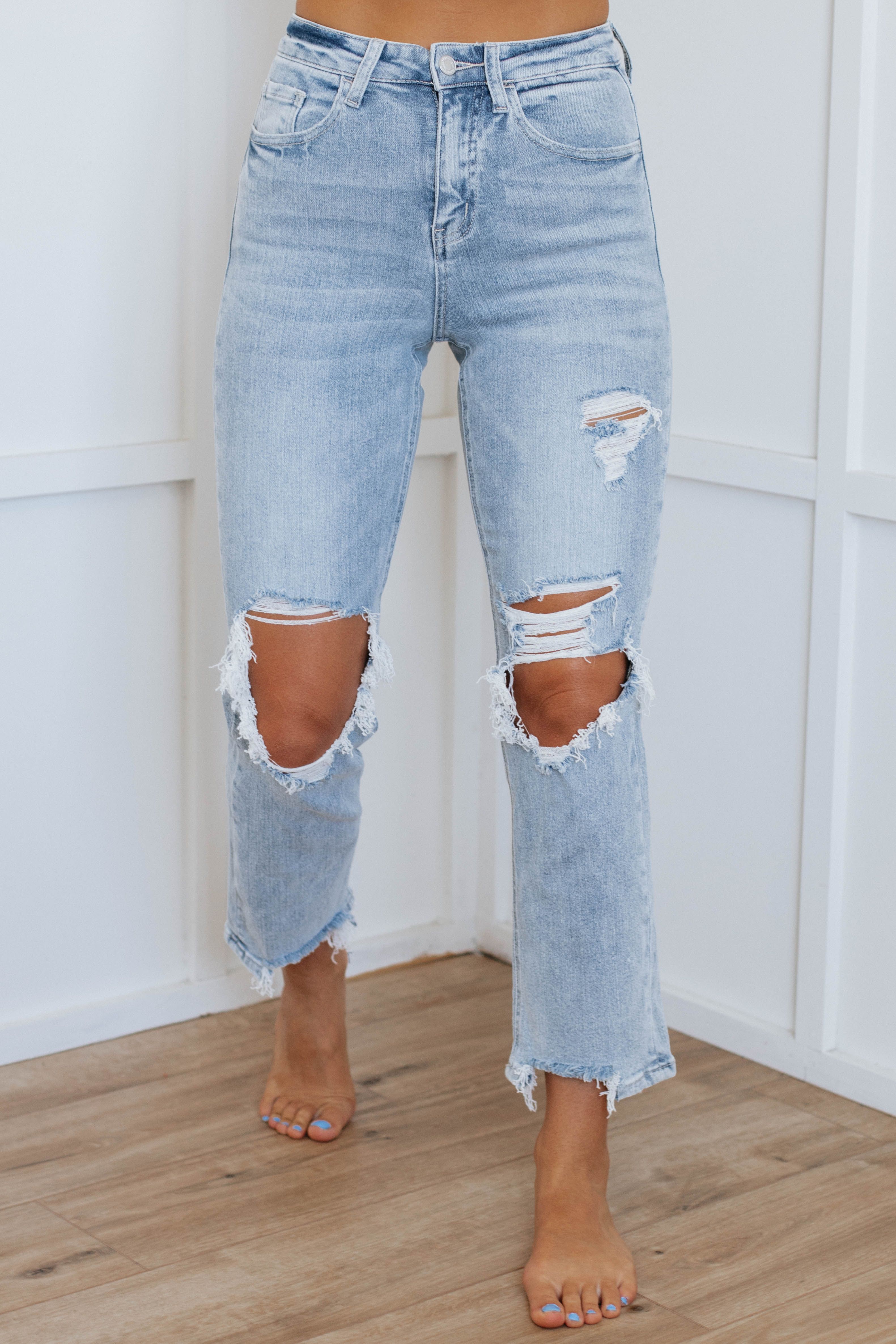 Jodi Vervet Straight Jeans sold by Wild Oak Boutique